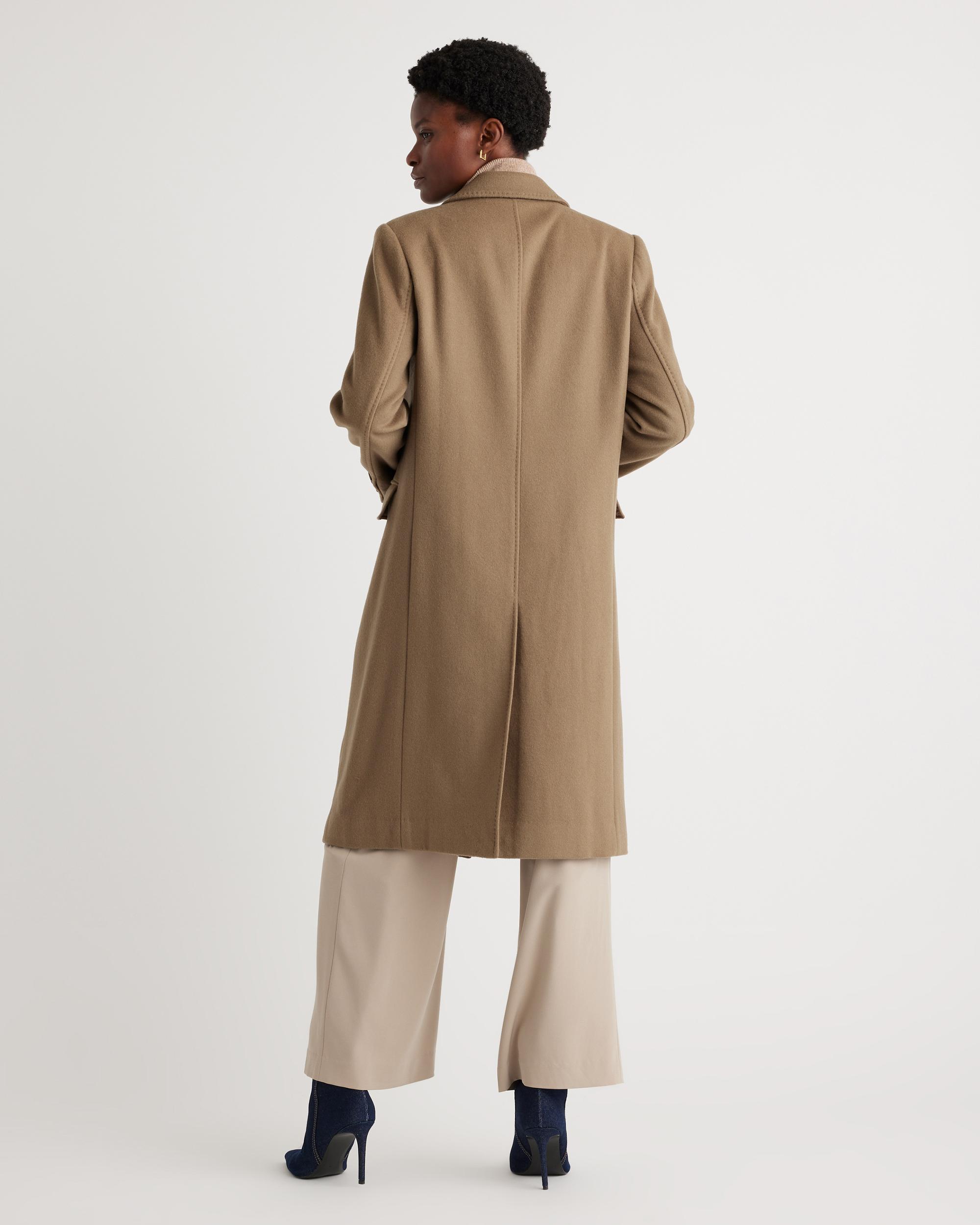 Quince | Women's Italian Wool Double-Breasted Coat Wool/Nylon Product Image