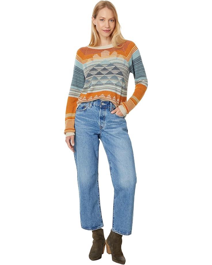 Washed Cable V Neck Product Image