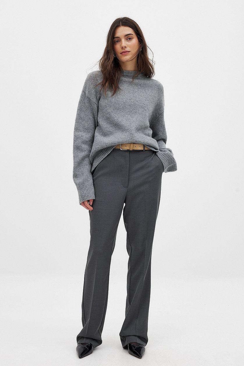 Wool V-detail Sweater Product Image