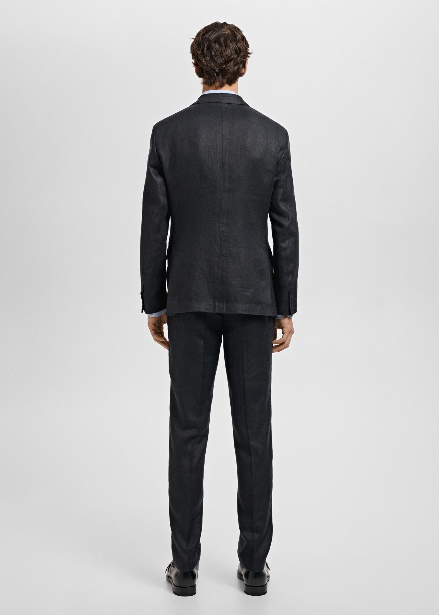 Amalfi 100% linen slim-fit suit blazer - Men | MANGO USA Product Image