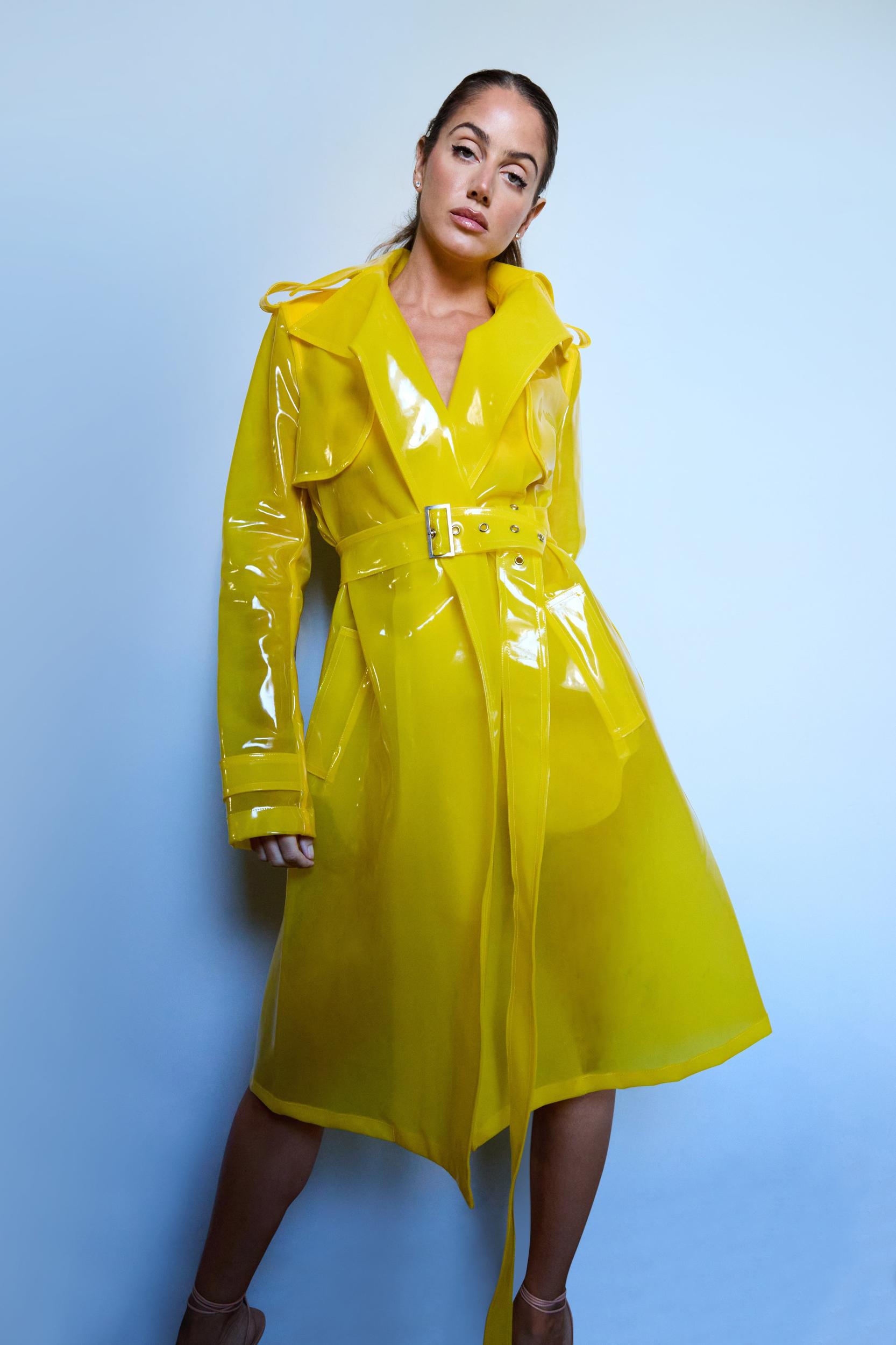 PVC Trench Coat Product Image