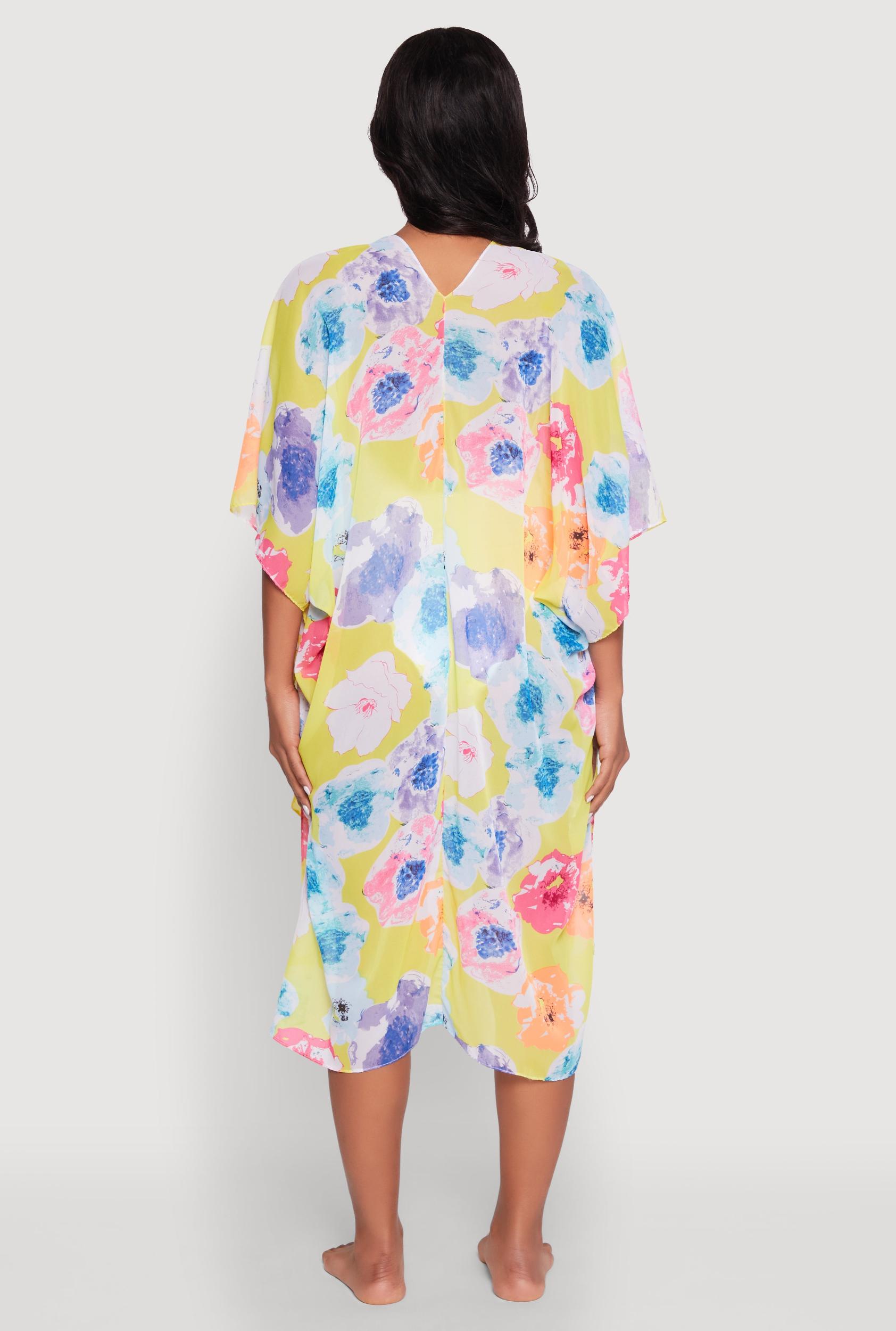 Floral Kimono Cover Up Female Product Image