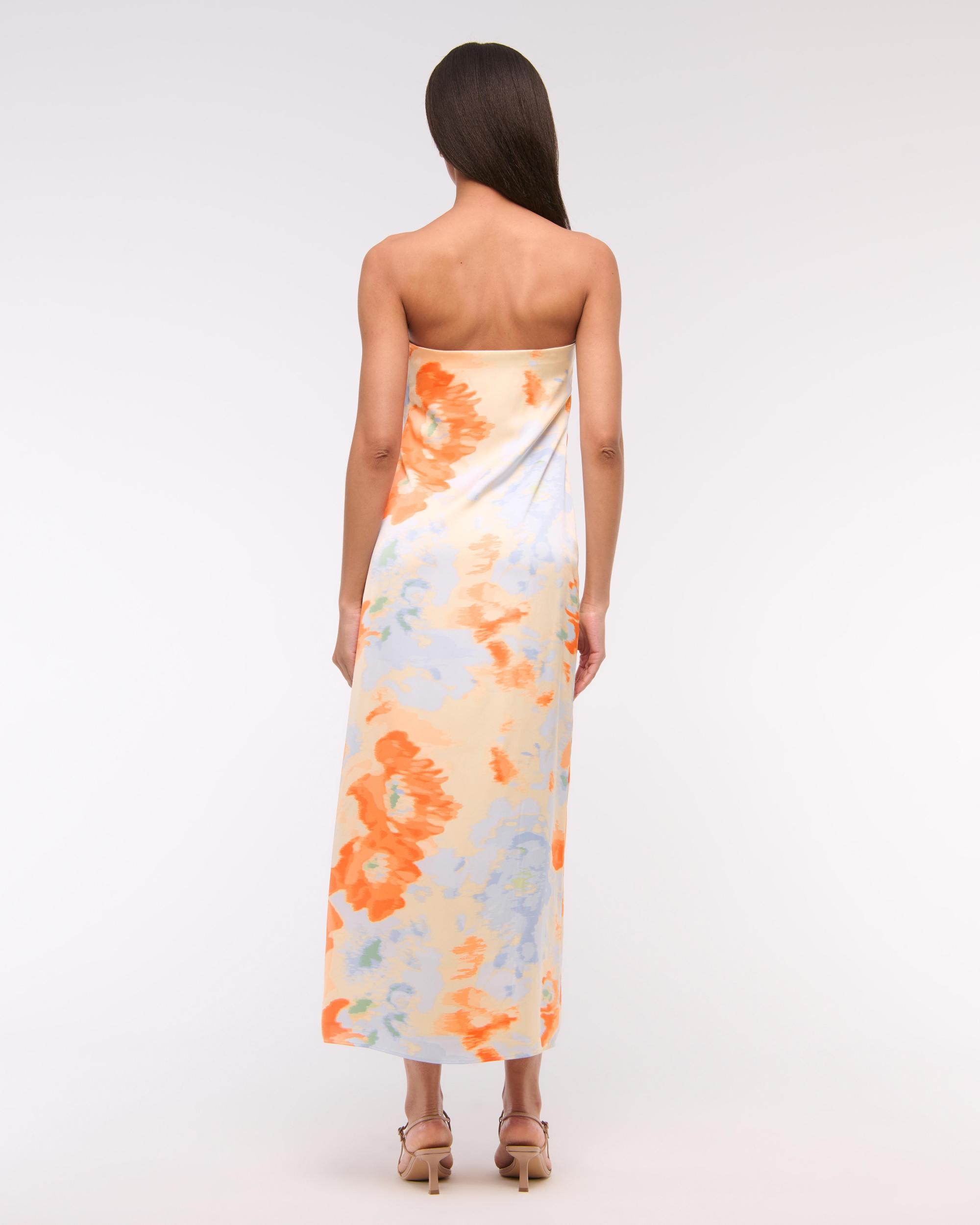 The A&F Julia Strapless Slip Maxi Dress Product Image