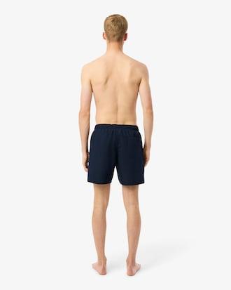 Mid Length Monochrome Swim Trunks Product Image