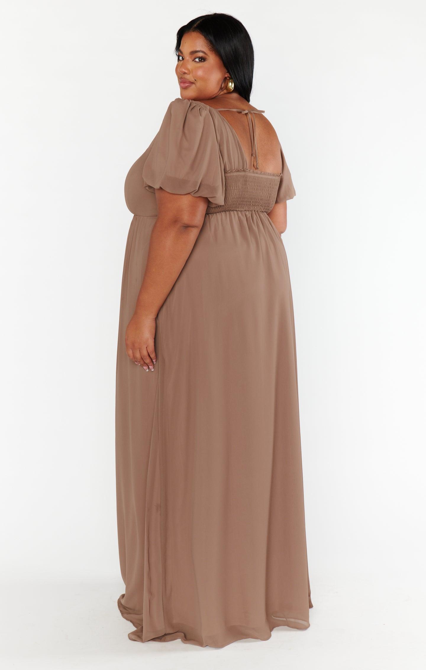 Nora Maxi Dress ~ Dune Chiffon Product Image