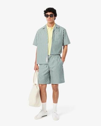 Relaxed Fit Striped Shorts Product Image
