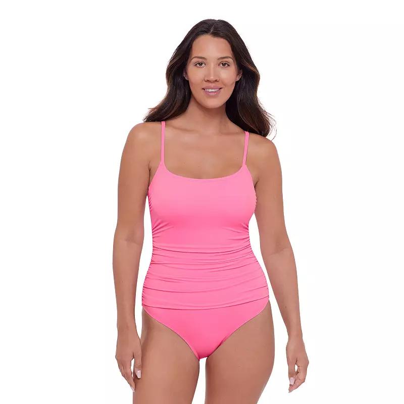 Womens S3 Swim Smoothing Classic Shirred Front One-Piece Swimsuit, Womens Product Image