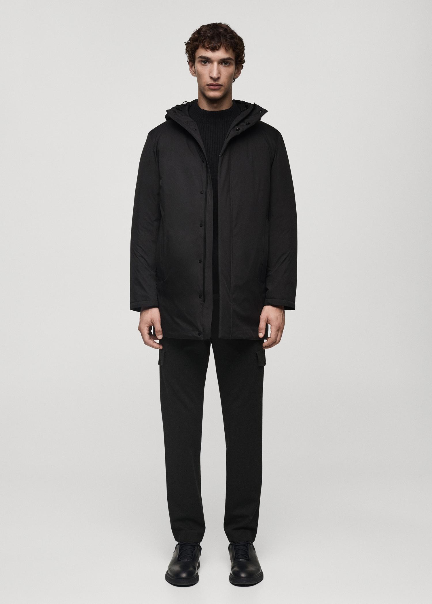 Thermore® waterproof quilted parka with Thermore® padding - Men | MANGO USA Product Image