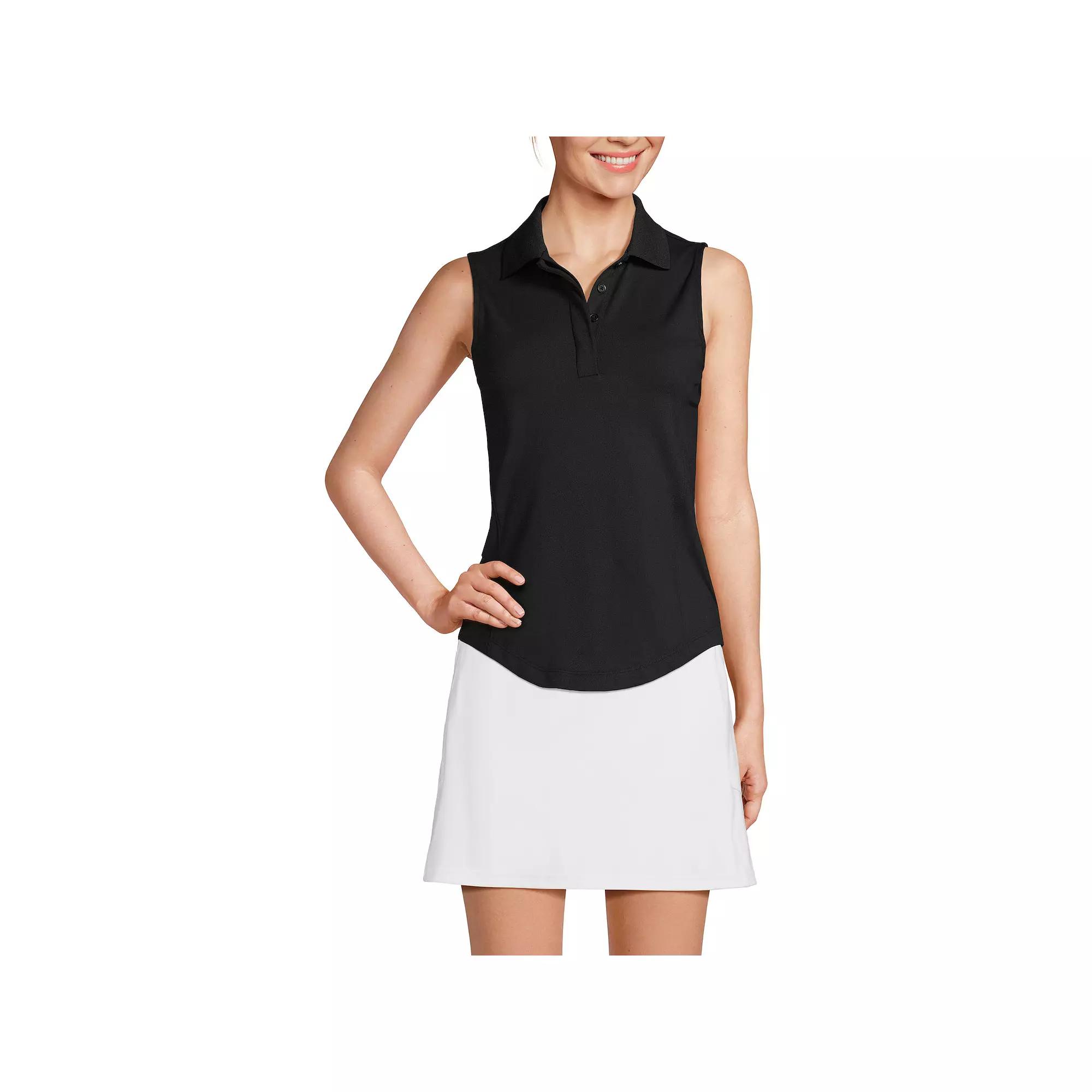 Women's Lands' End High Impact Polo Tank,  Product Image