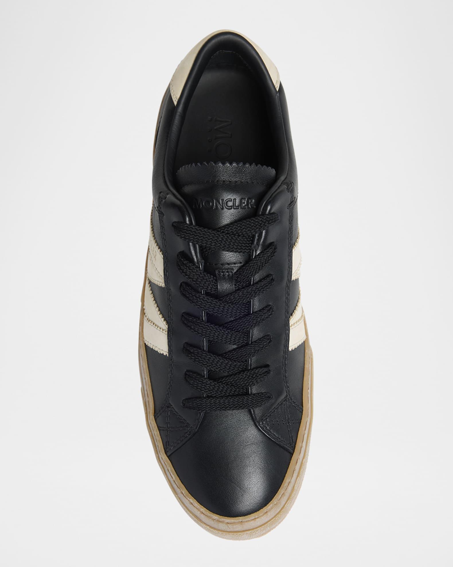 Men's Monaco2 Leather and Nubuck Low-Top Sneakers Product Image