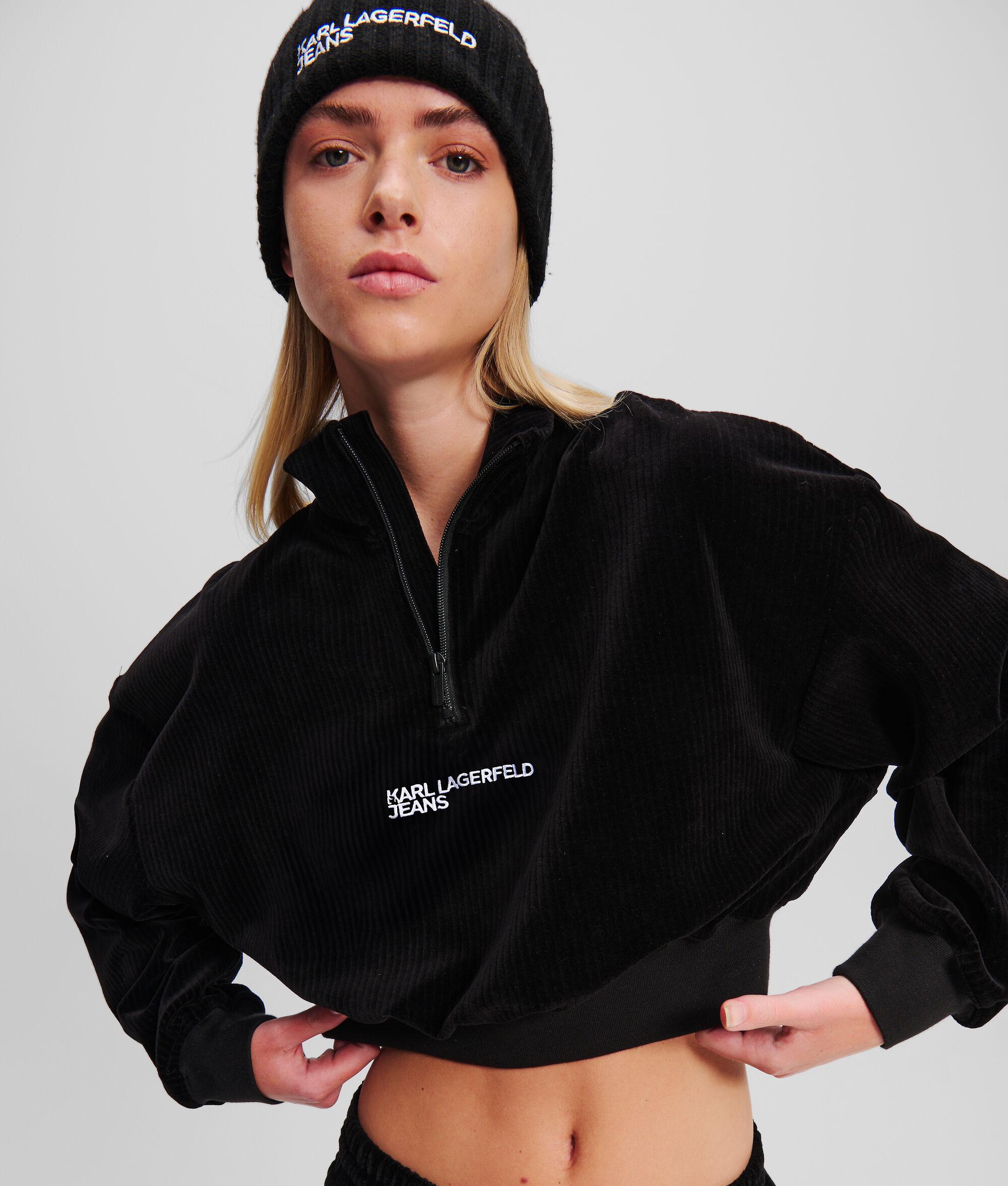 CORDUROY HALF-ZIP SWEATSHIRT Product Image