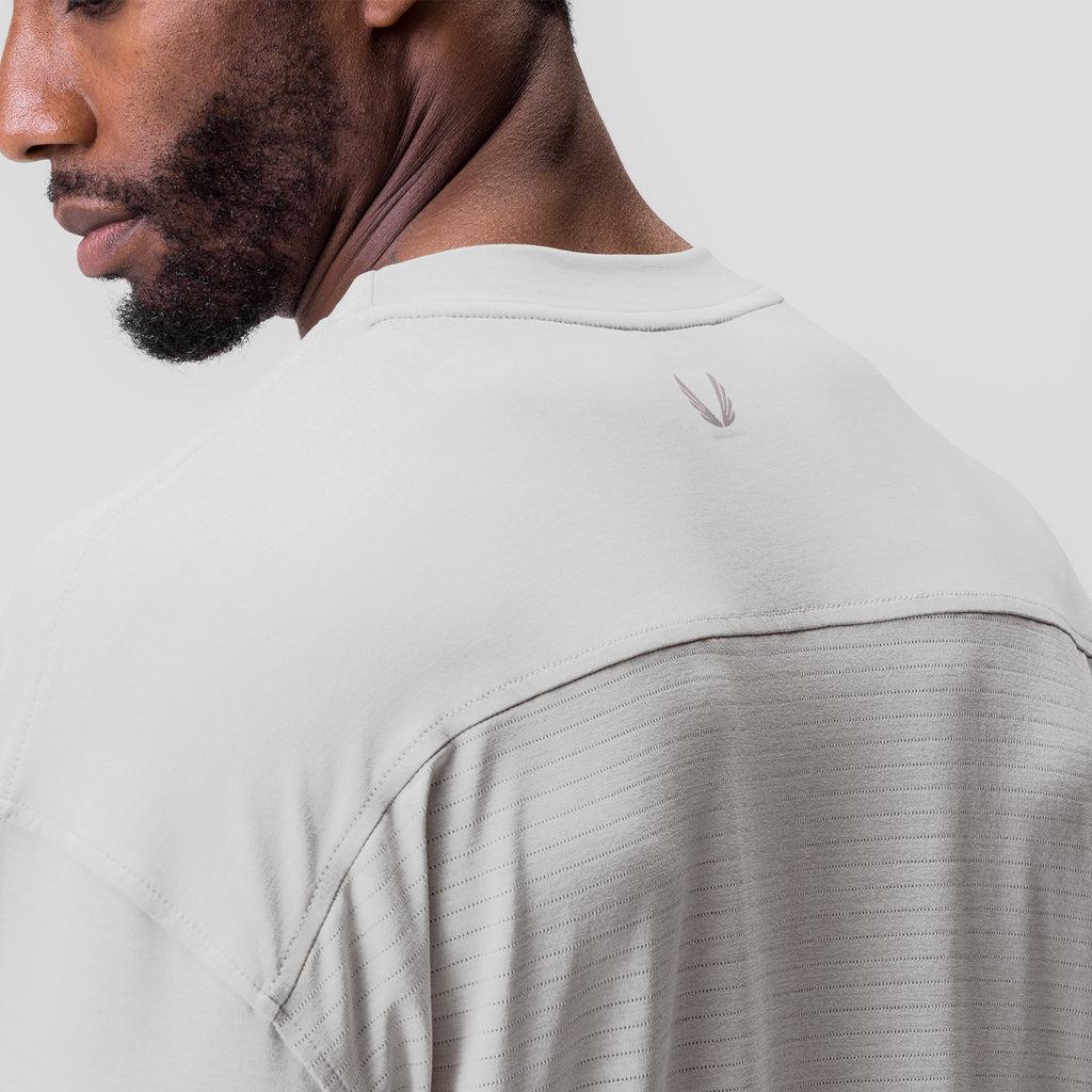 0841. 3D-Lite® 2.0 3/4-Sleeve Oversized Tee - White "OTWR" Product Image