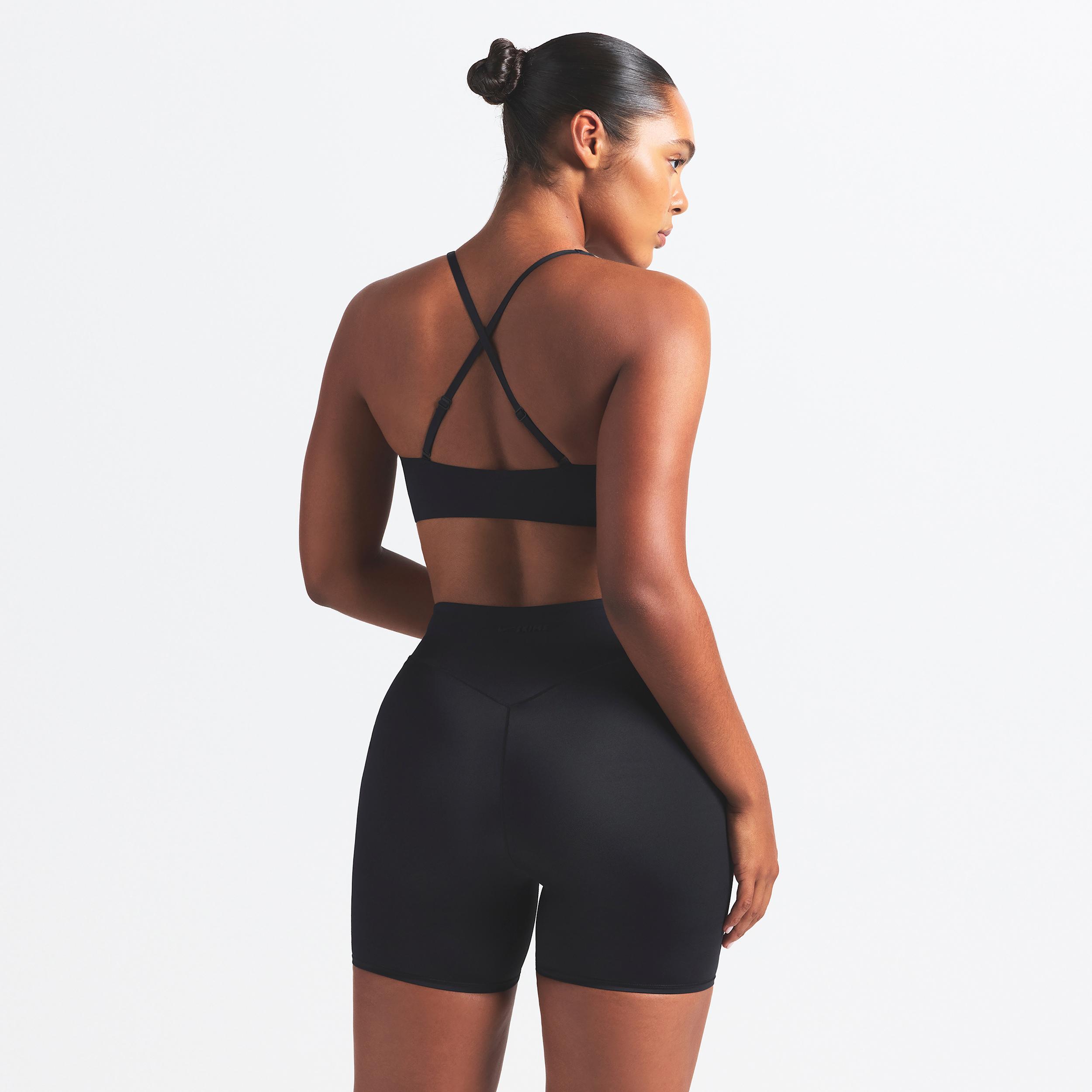 Nike Womens SKIMS Shine V-Neck Bra | BRSPT5191W-OBD Product Image