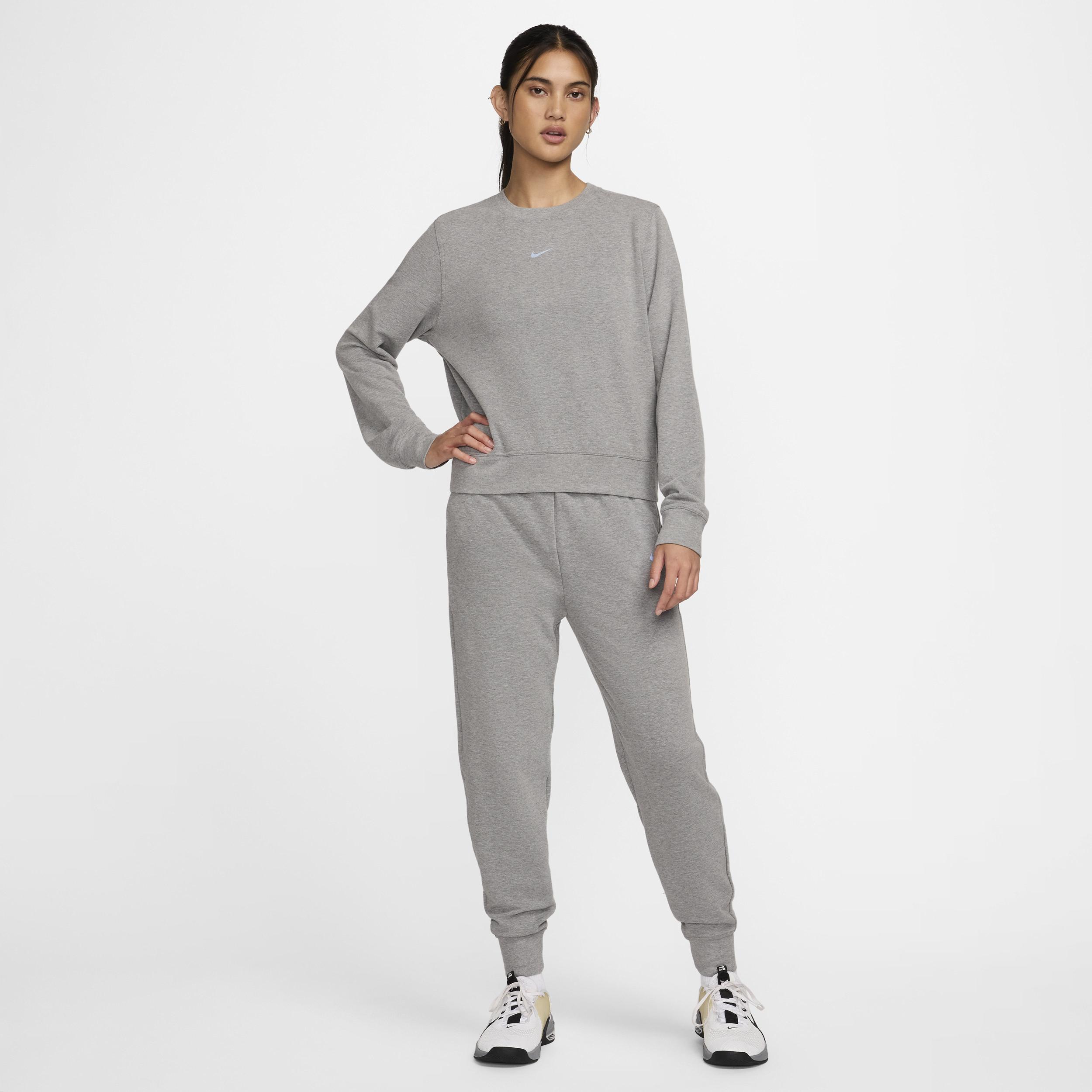 Nike Women's Dri-FIT One Crew-Neck French Terry Sweatshirt Product Image