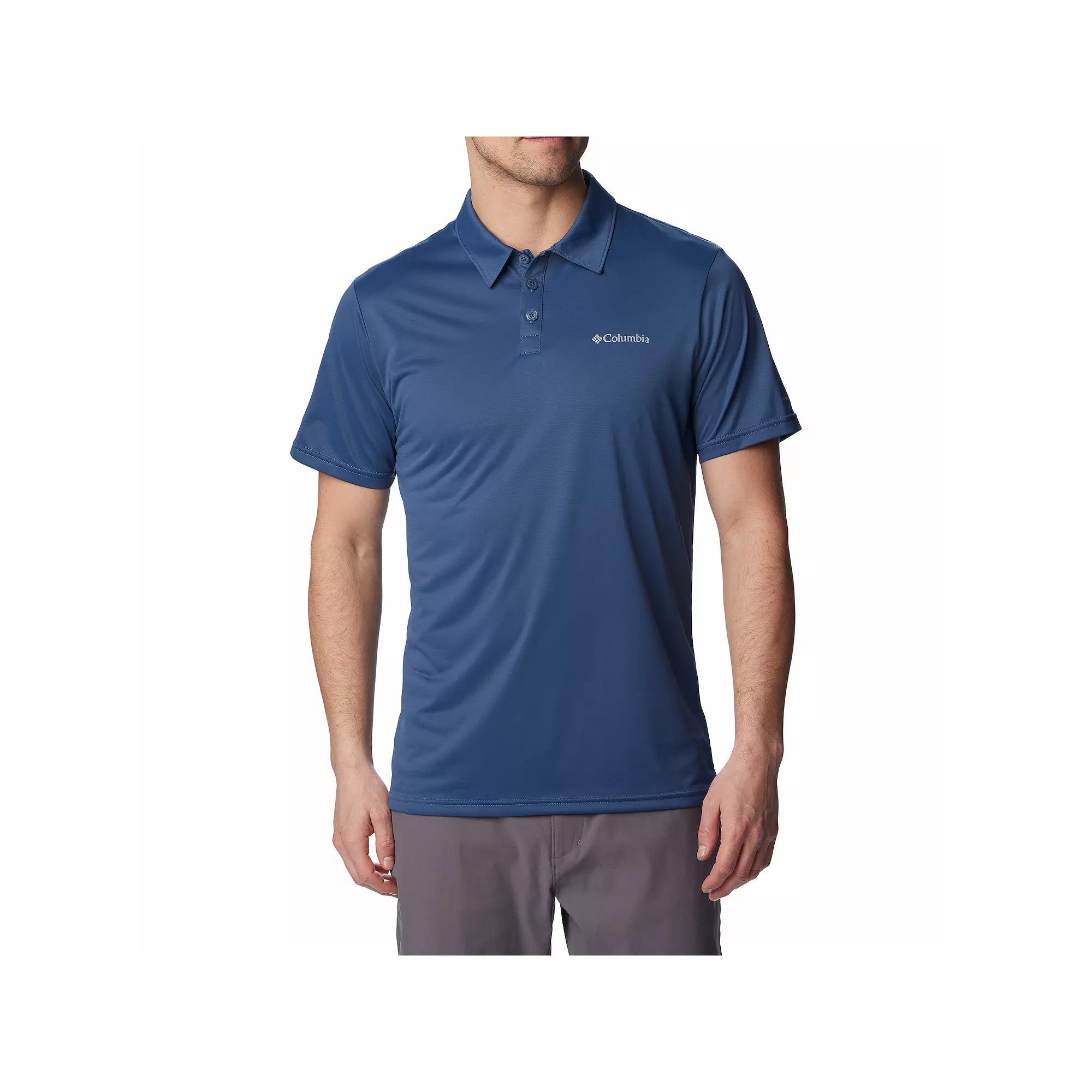 Men's Columbia Hiking Polo, Size: Large, Dark Mountain Product Image