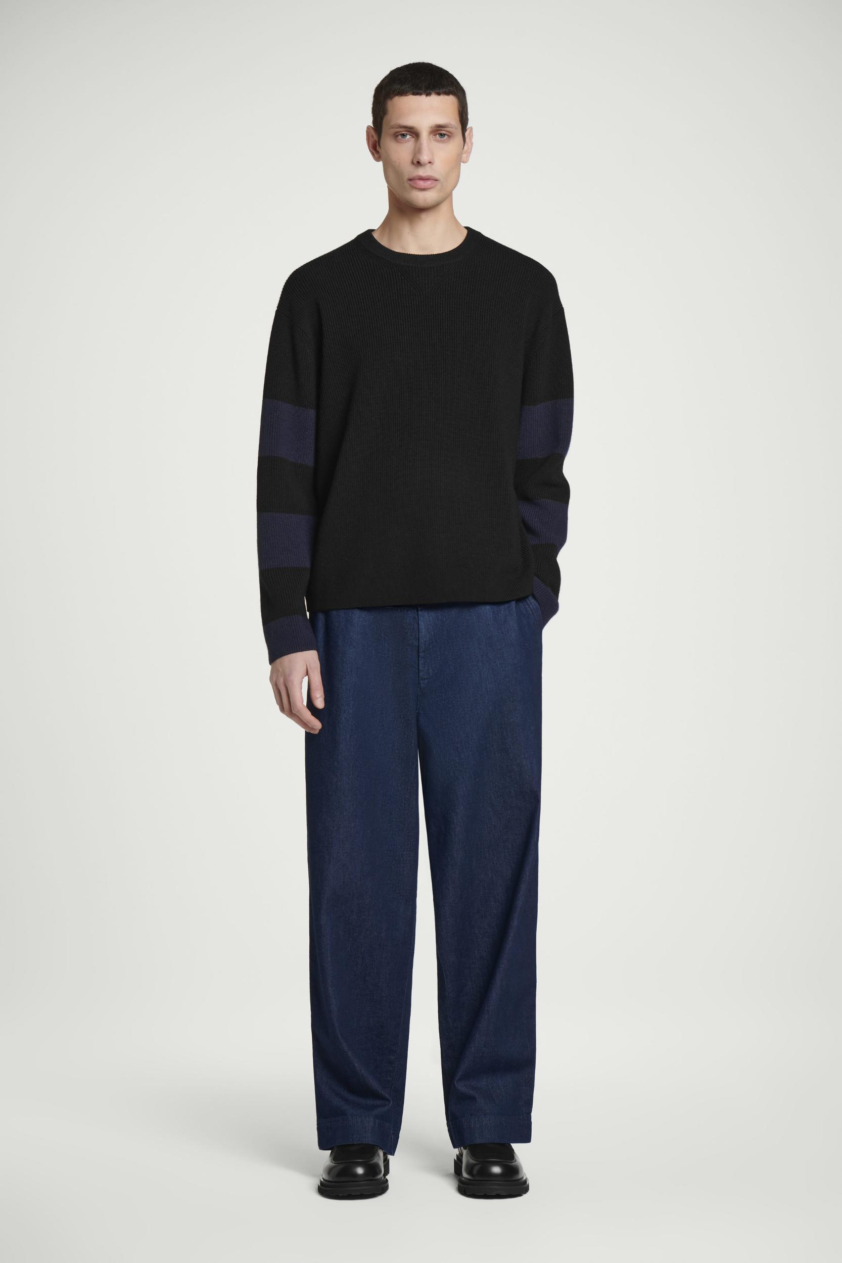 STRIPED MERINO WOOL SWEATER Product Image