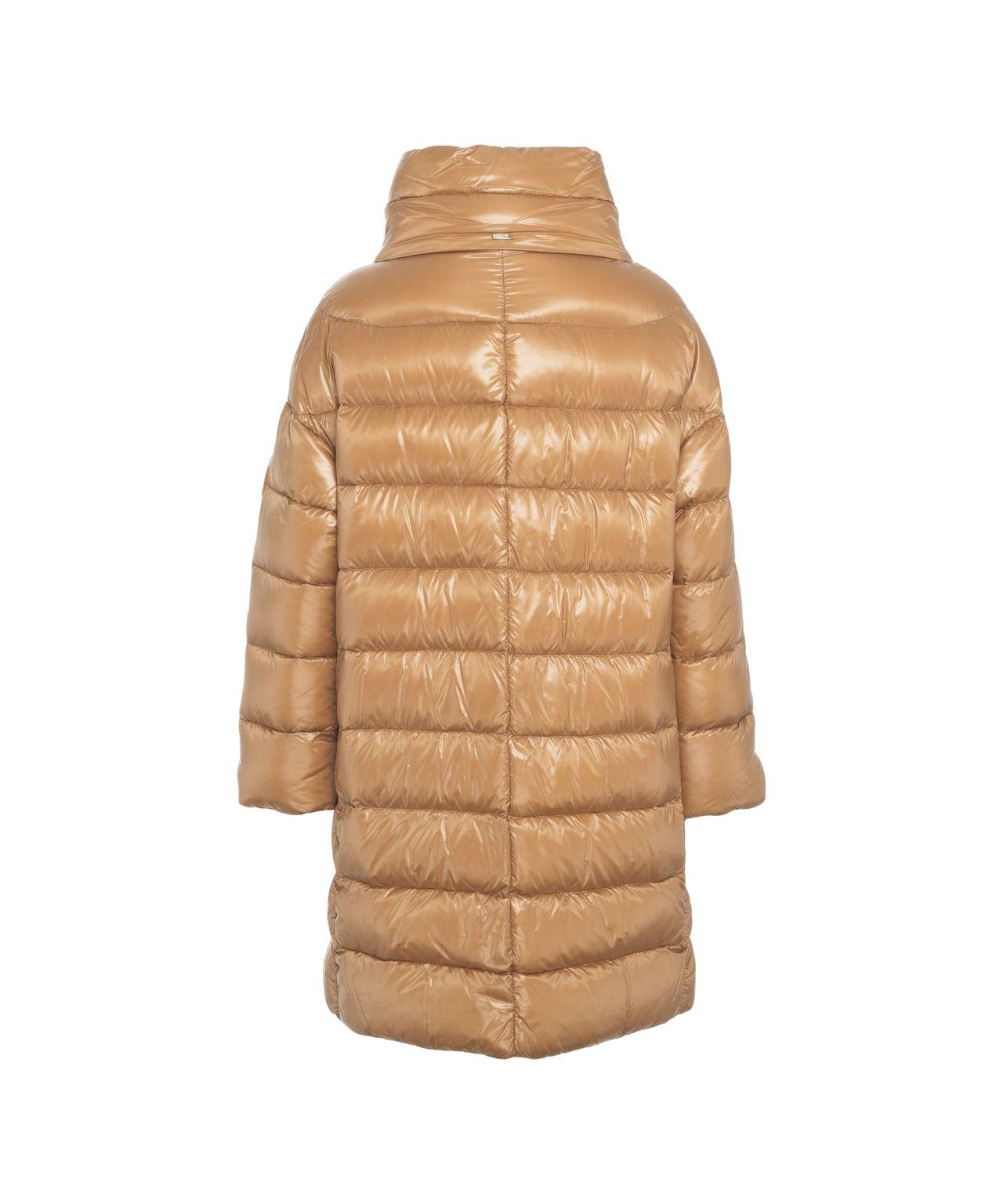 Puffer jacket with stand-up collar Product Image