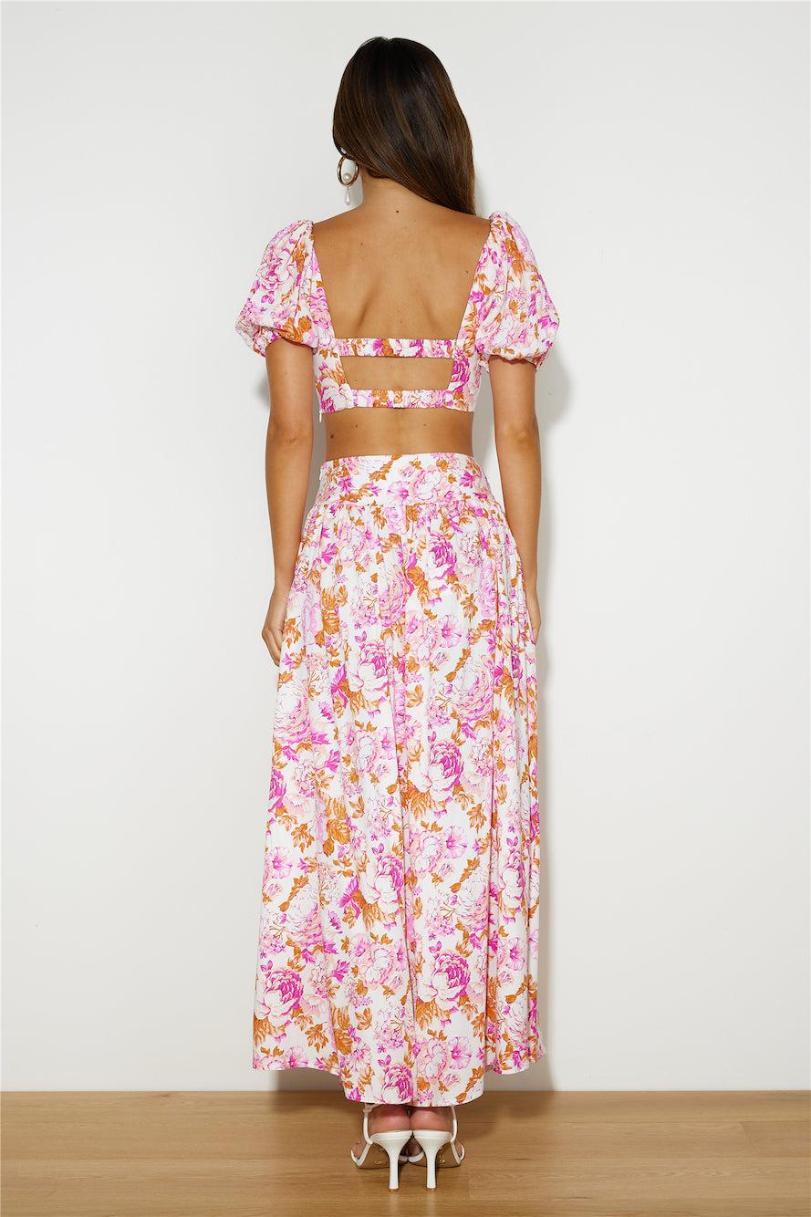 Her Vibe Crop Top Pink Product Image