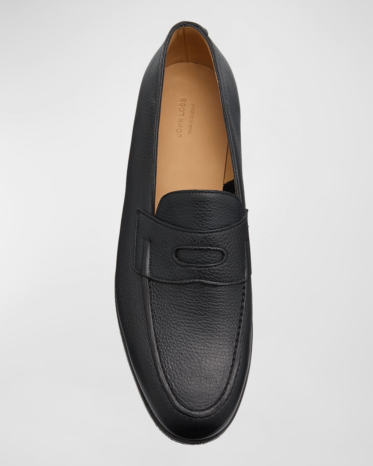 Mens Grandioso Grained Calfskin Gancini Loafer Product Image