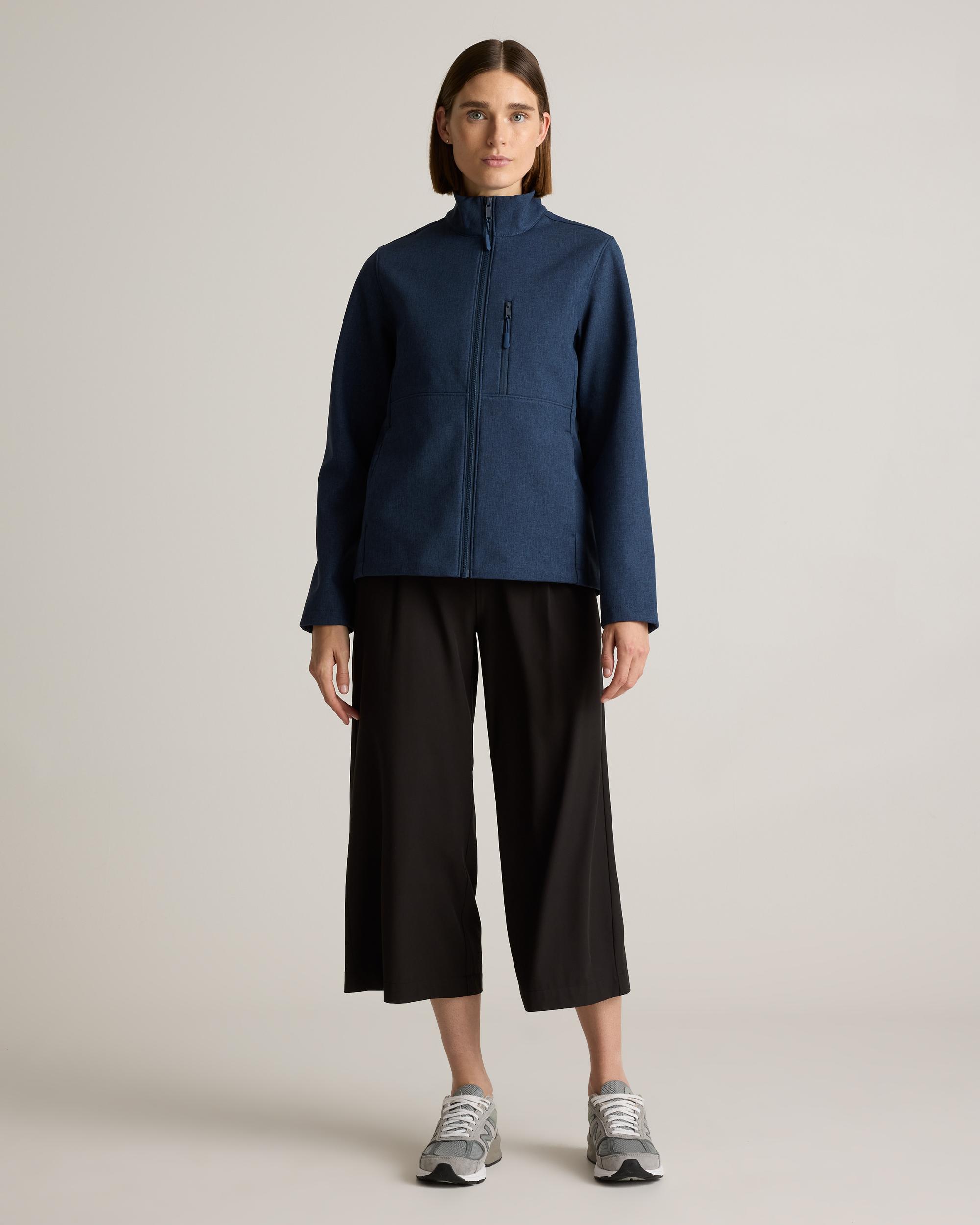 Quince | Women's Softshell Fleece-Lined Full-Zip Jacket Recycled Polyester Product Image