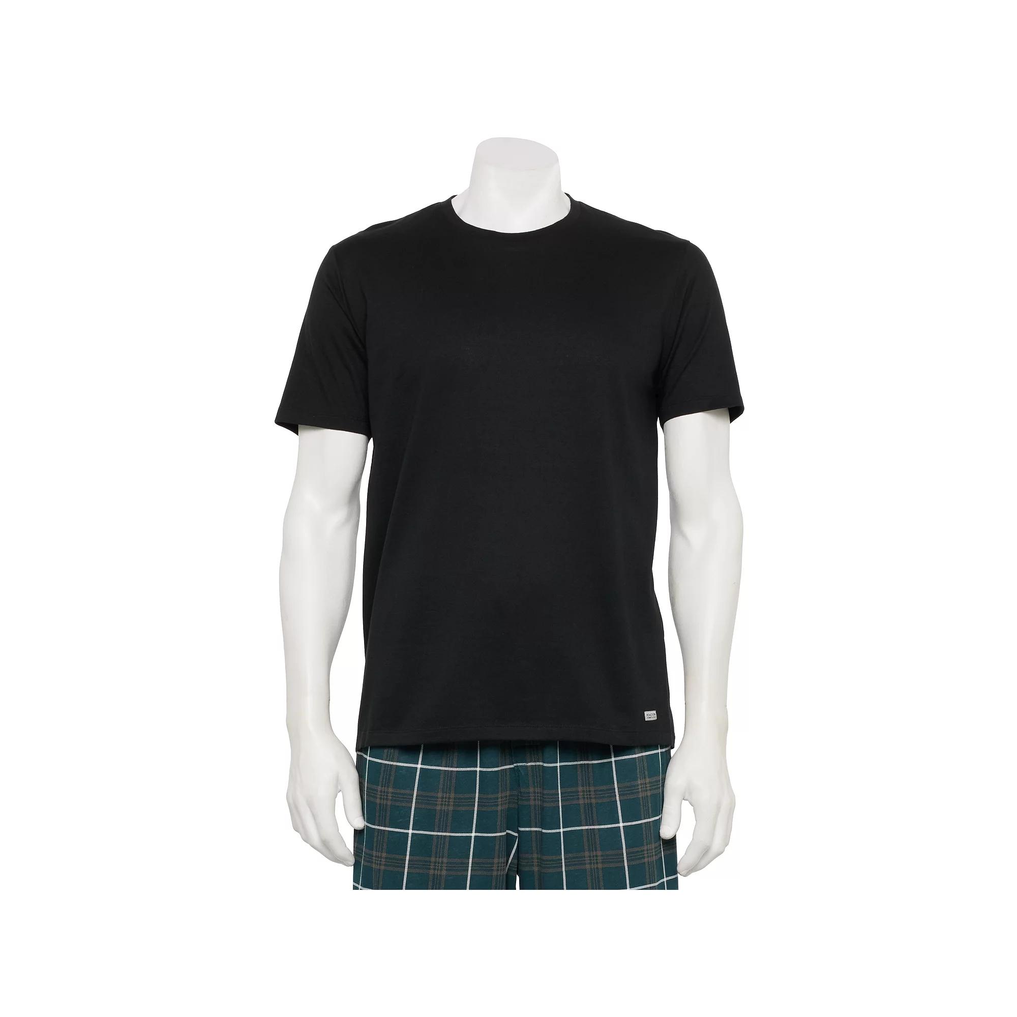 Men's Kenneth Cole Reaction Crewneck Undershirts 3-Pack, Size: Large, Black Product Image