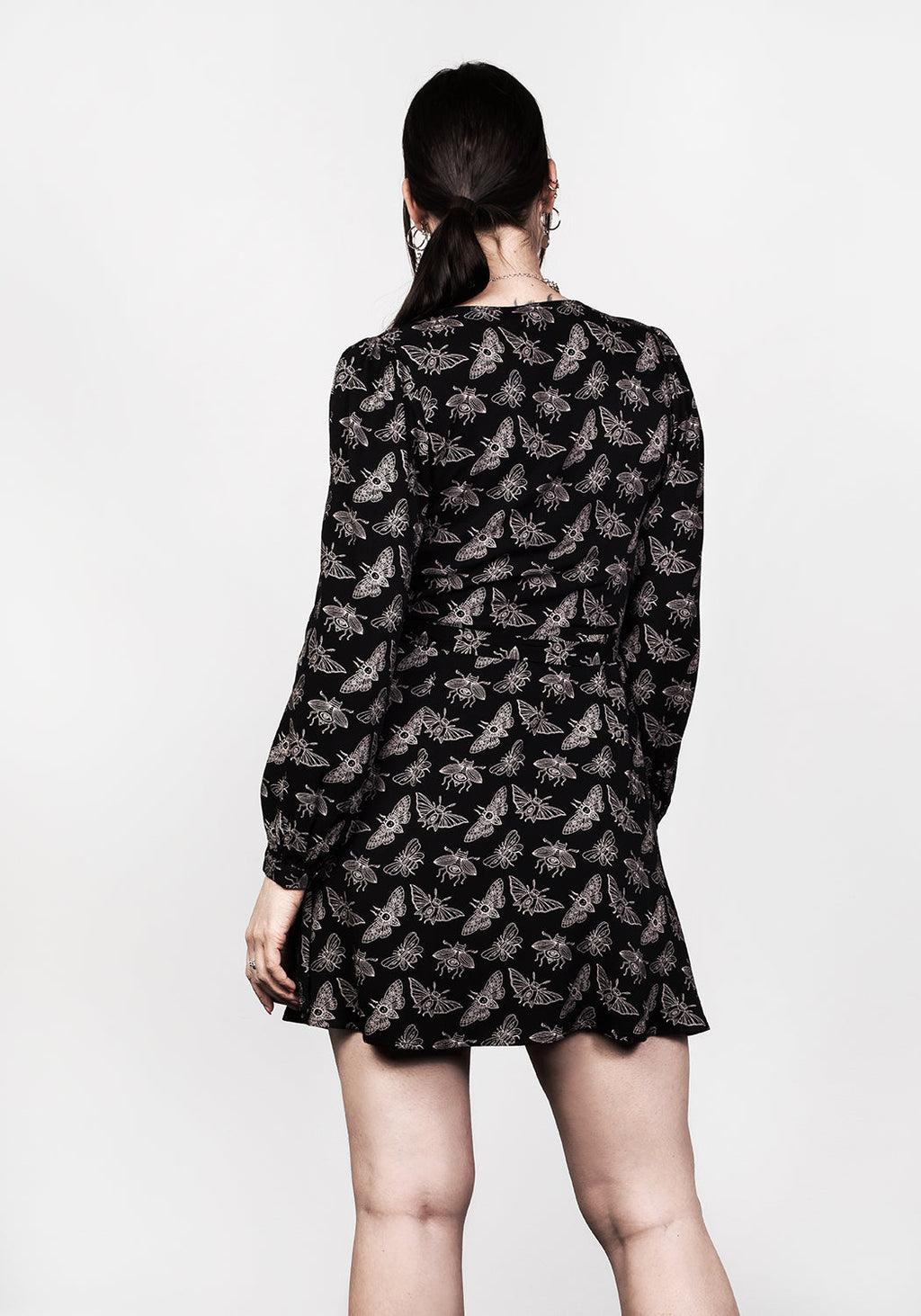 MORTMOTH WRAP MINI DRESS Product Image