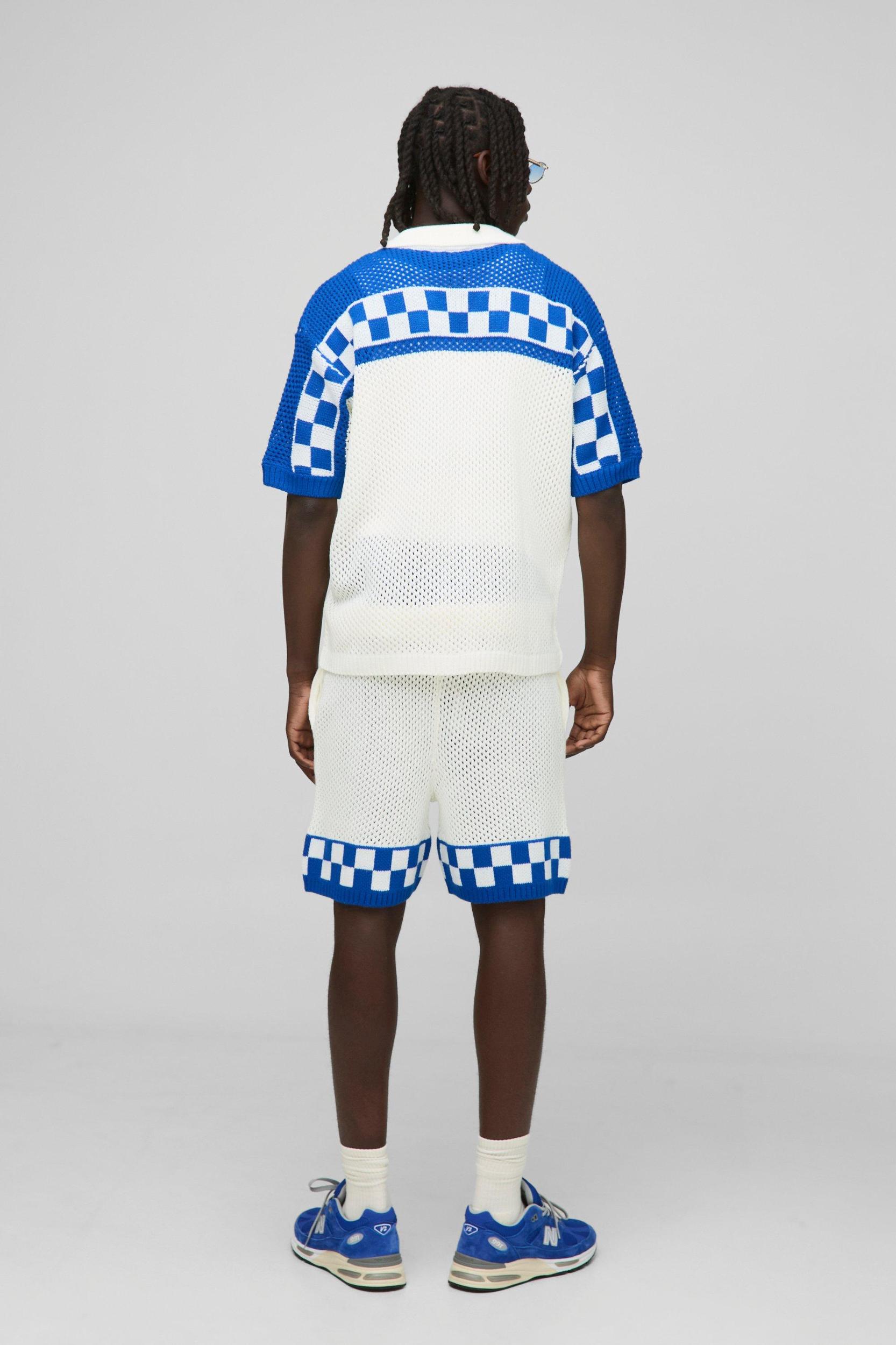 Relaxed Checkered Shorts | boohooMAN USA Product Image