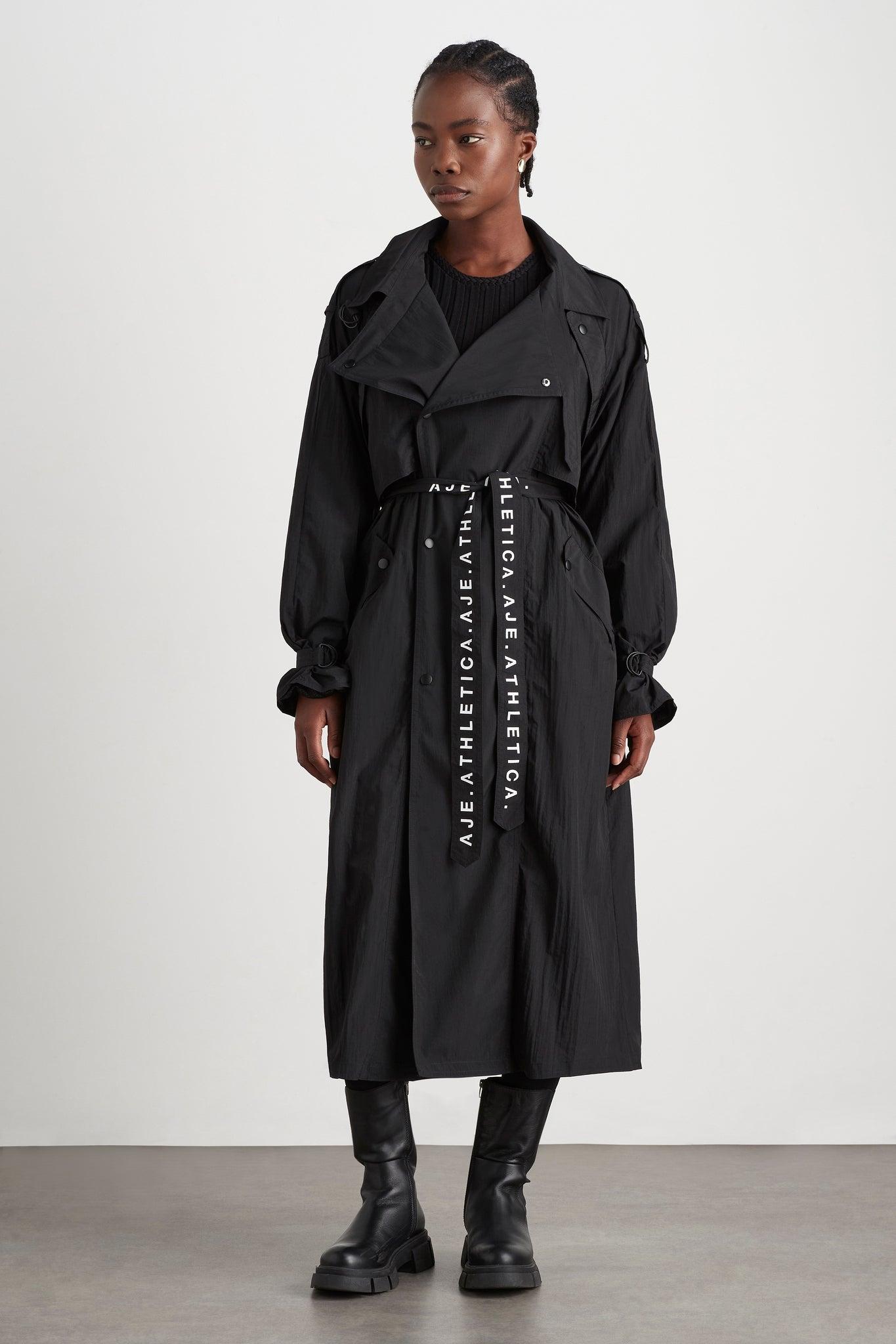 Longline Belted Trench 703 Product Image