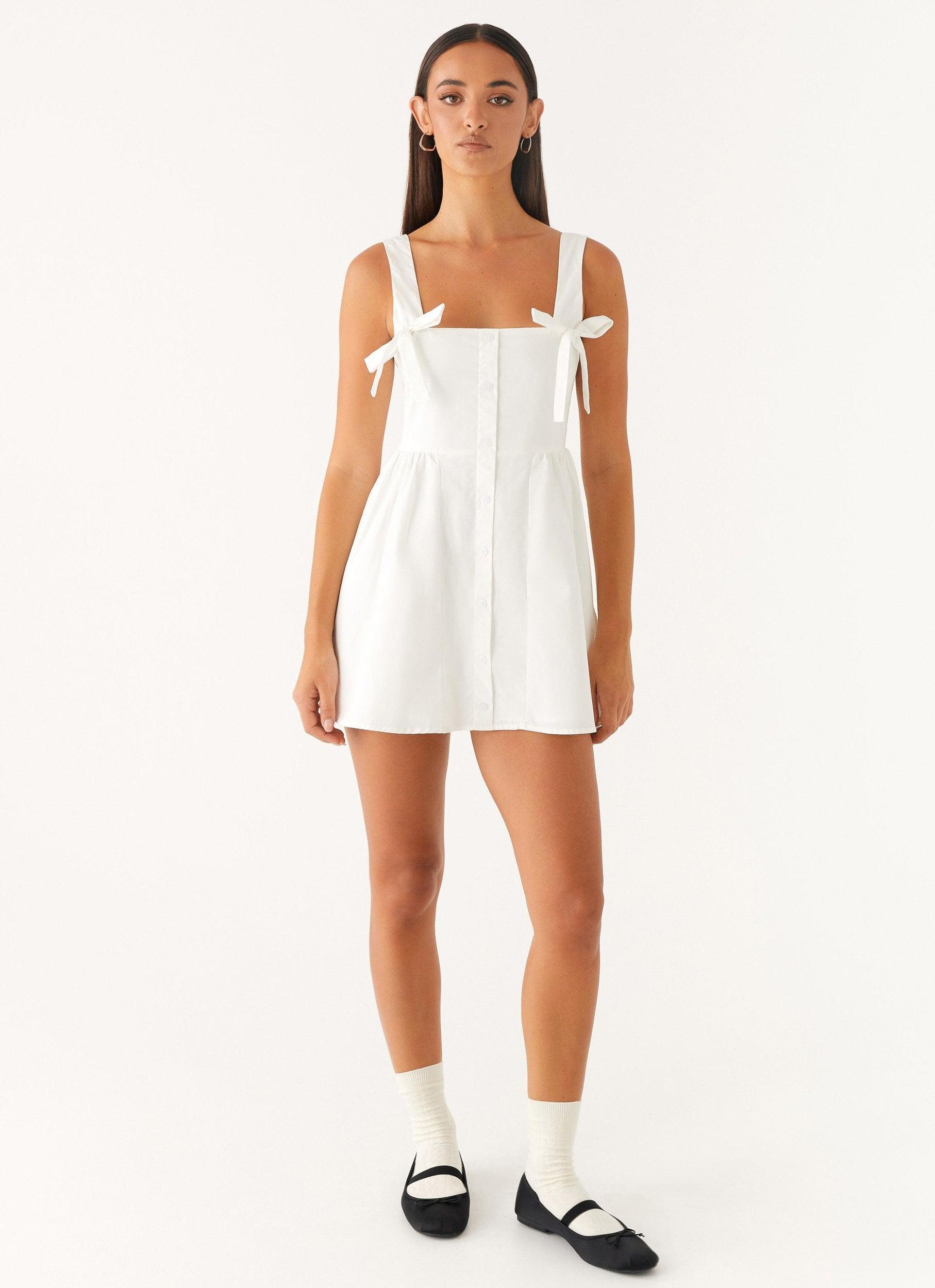 Unconditional Mini Dress - White Product Image