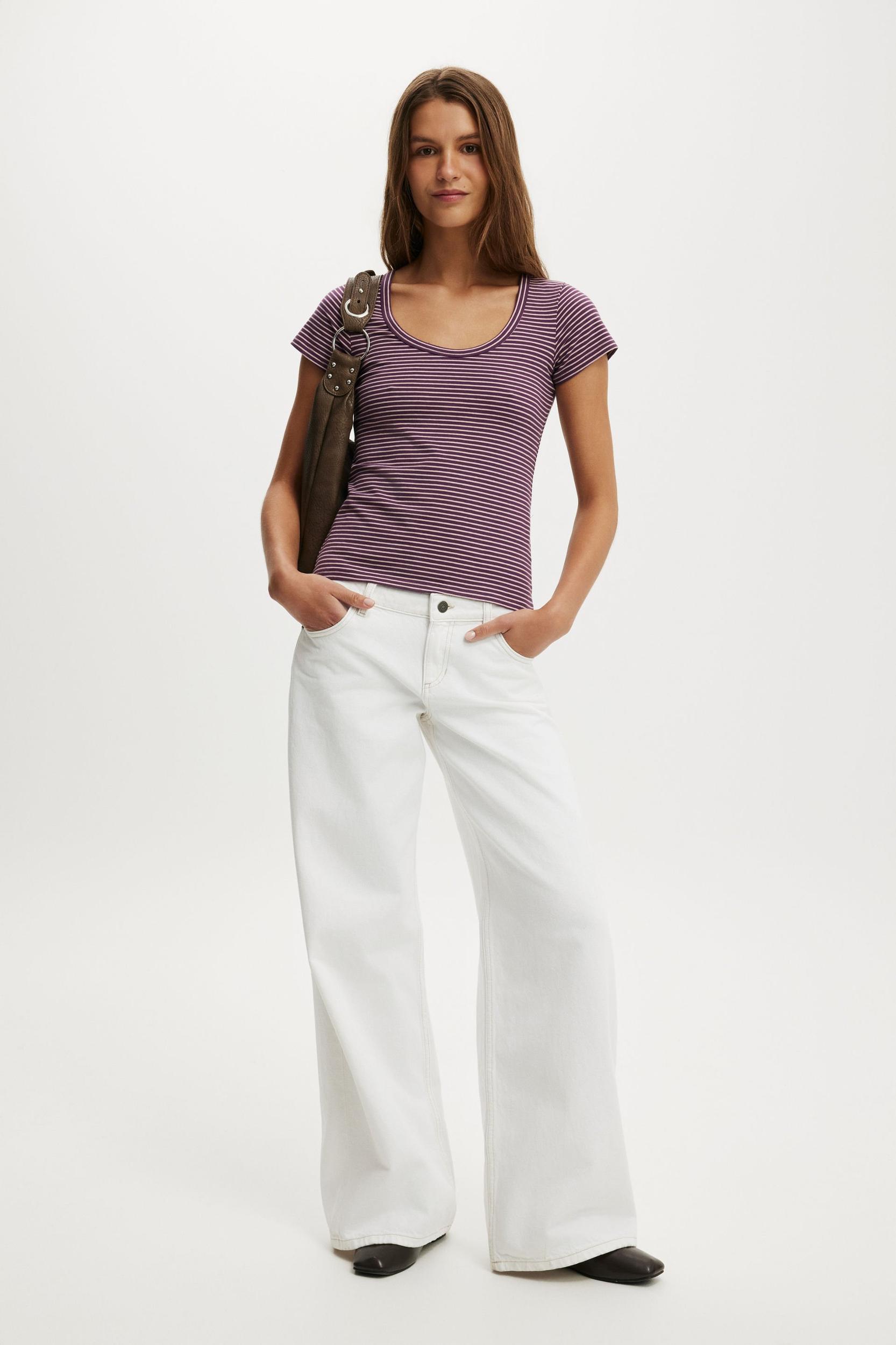 Everyday Smooth Scoop Neck Tee Product Image