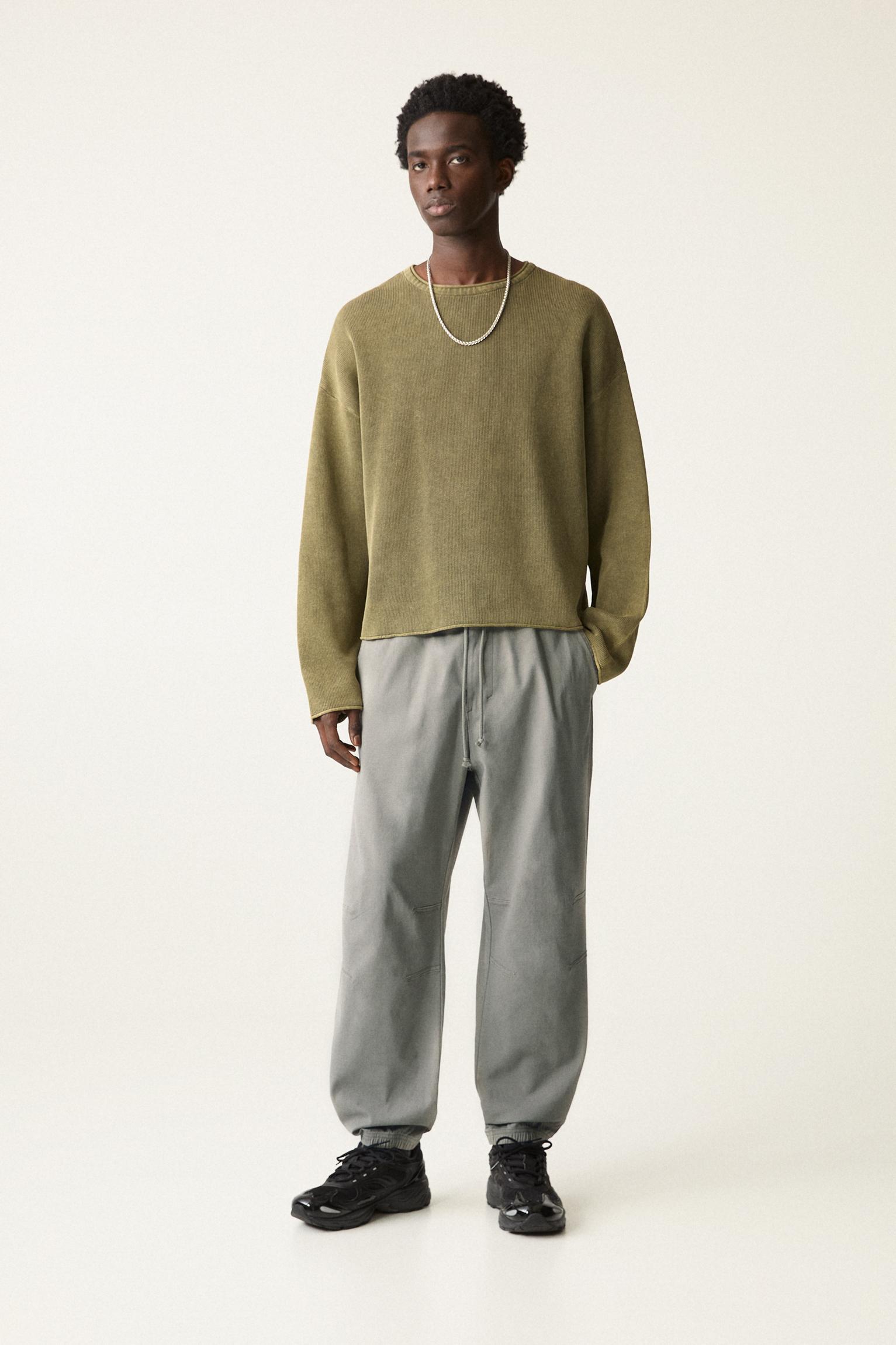 Textured sweatpants Product Image