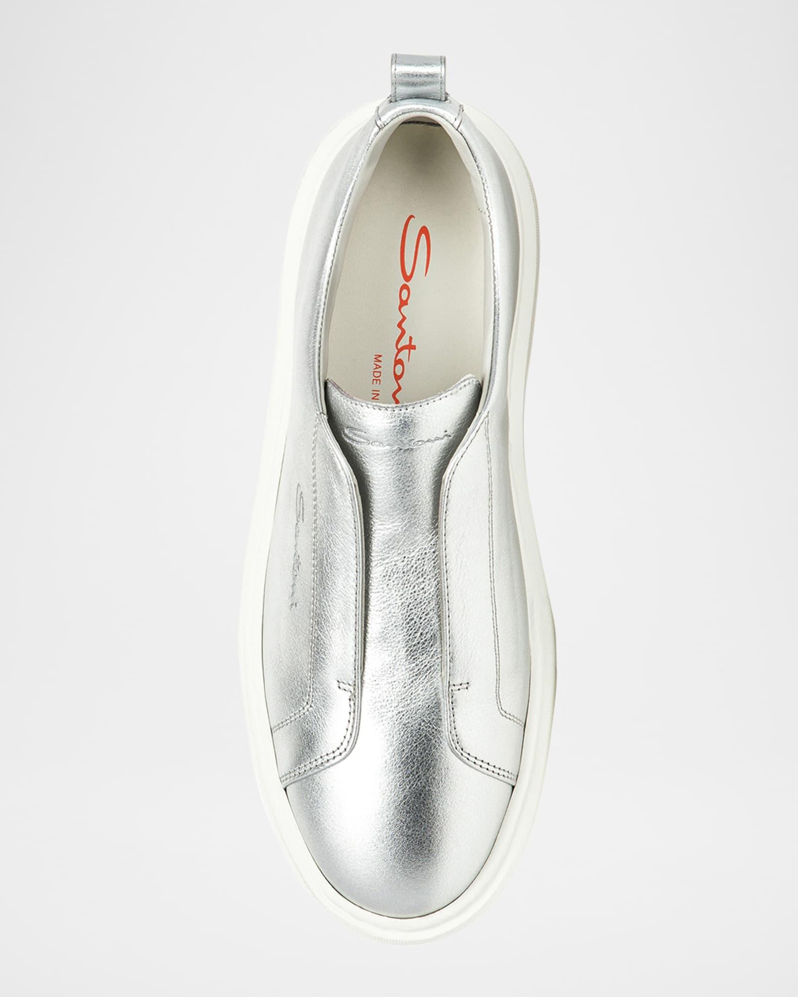 Victory Metallic Slip-On Sneakers Product Image