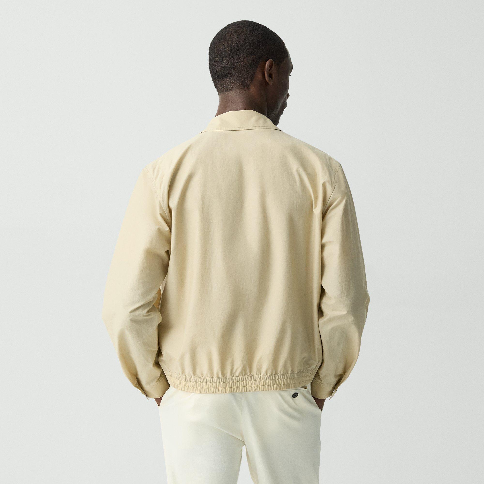 Cotton-Blend Blouson Zip Jacket | Theory Product Image