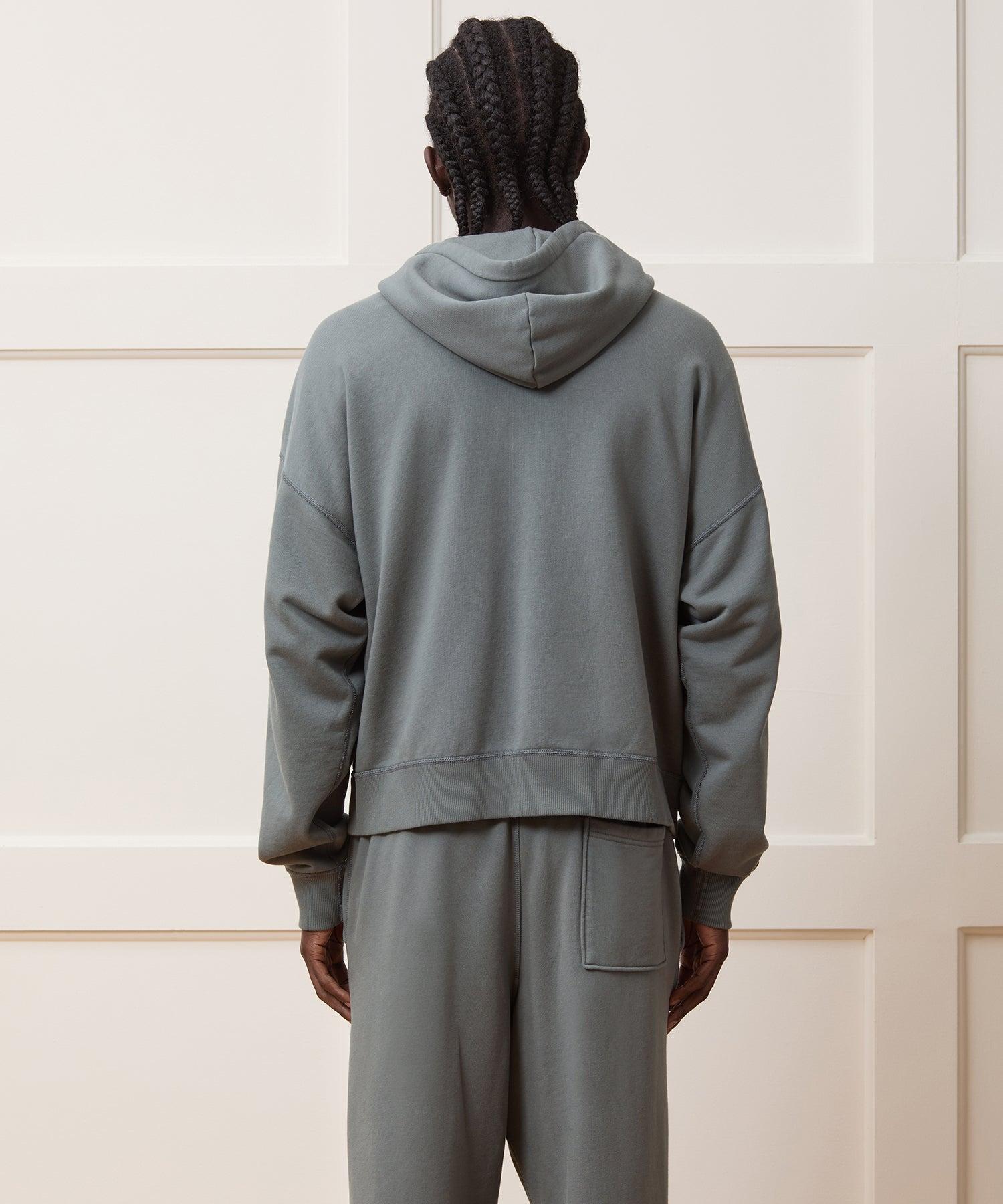 Relaxed Portuguese Terry Full-Zip Hoodie Product Image