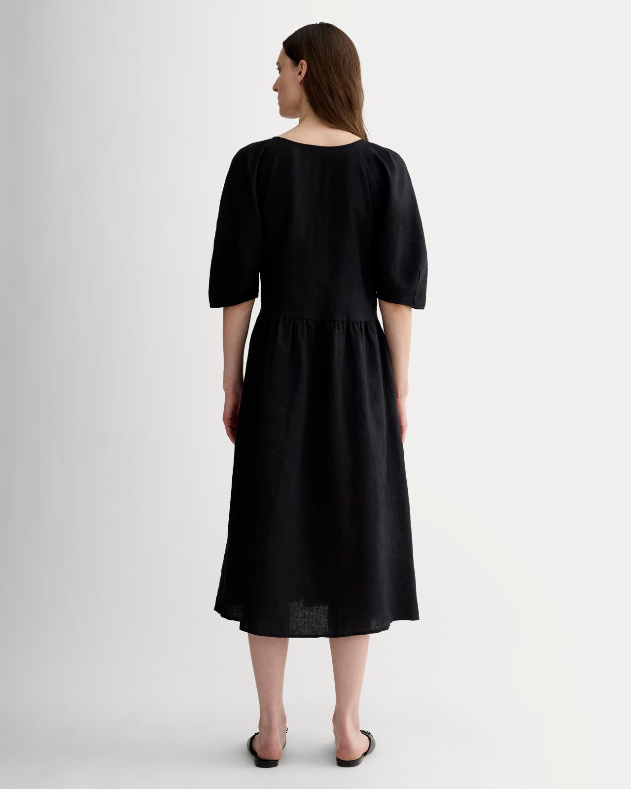 Womens Linen Oversized Puff-Sleeve Dress by Everlane Product Image