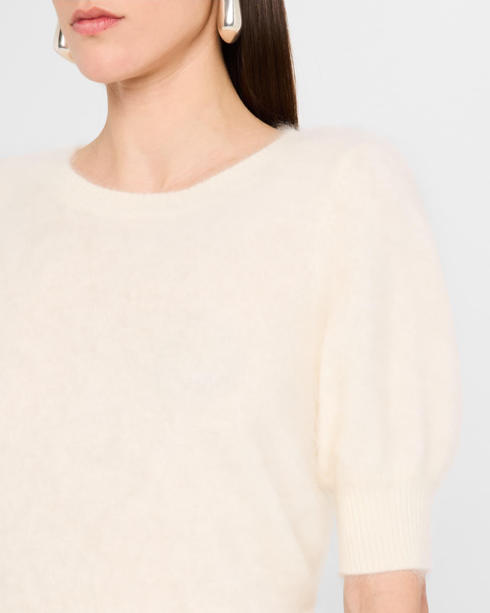 Gladiolus Short-Sleeve Cashmere Sweater Product Image