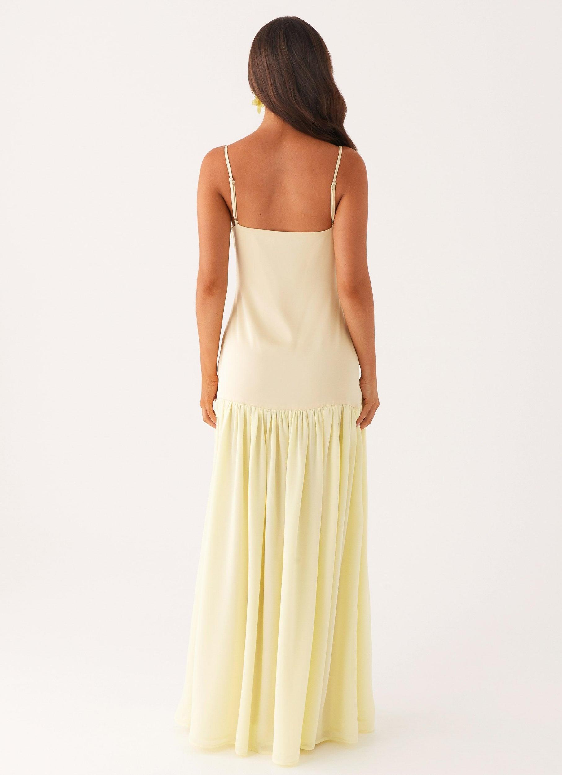 Asteria Maxi Dress - Yellow Product Image