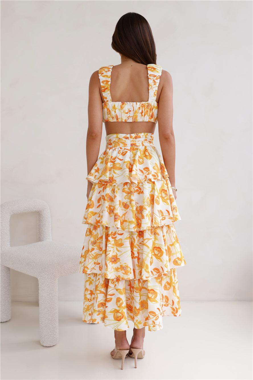 Event Of The Season Crop Top Orange Product Image