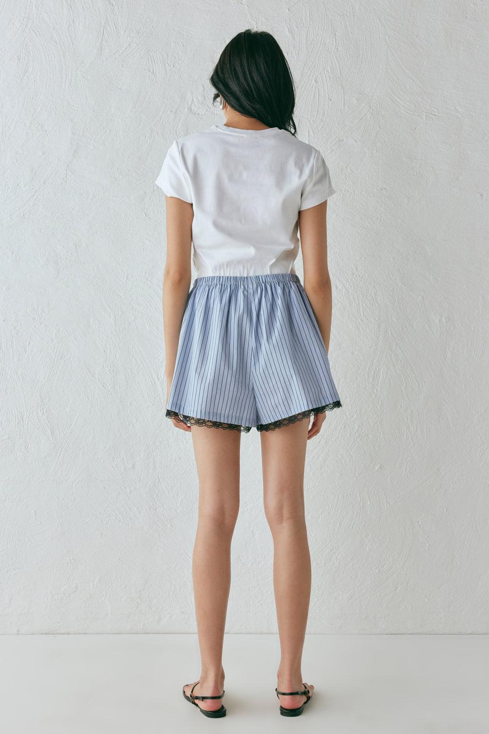 June Shirt Blue Stripe Product Image