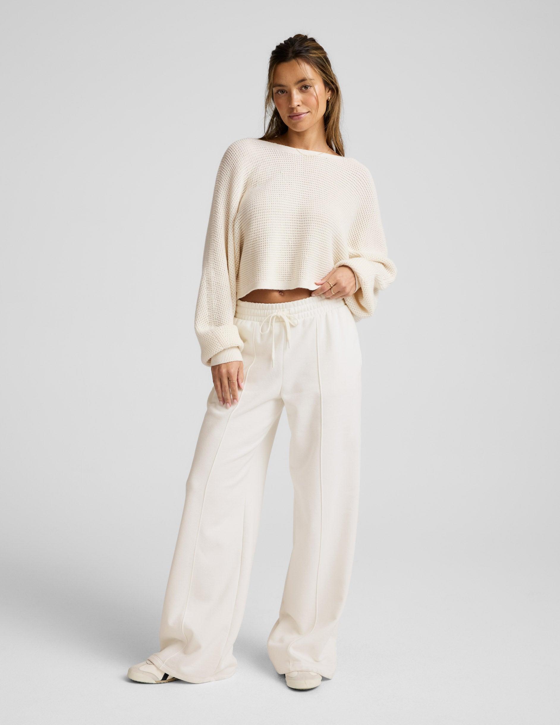 Ready For Barre Cropped Sweater Product Image