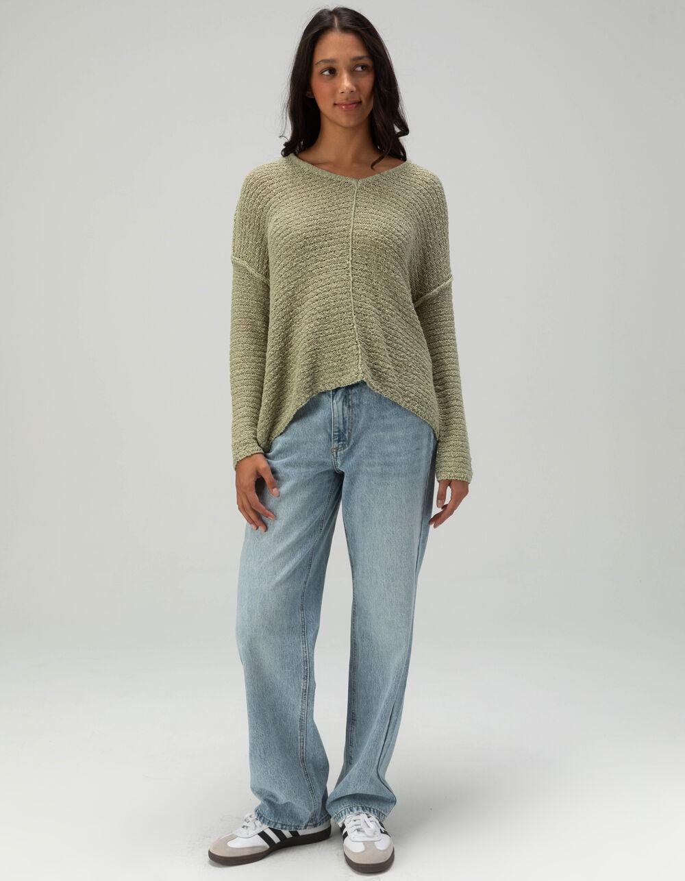 O'NEILL Marina Womens Long Sleeve Sweater - SAGE Product Image