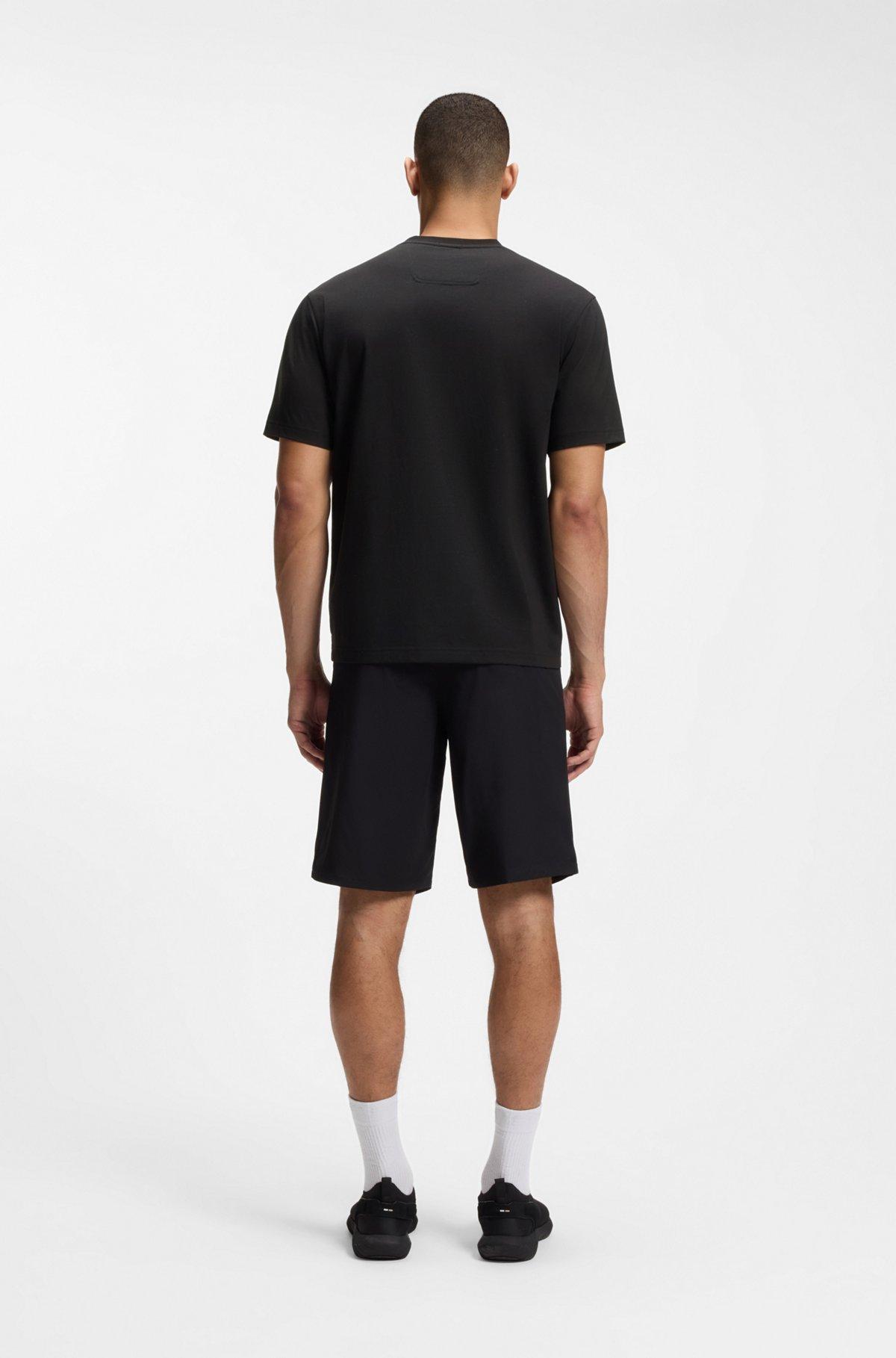 Logo-artwork T-shirt in stretch cotton Product Image