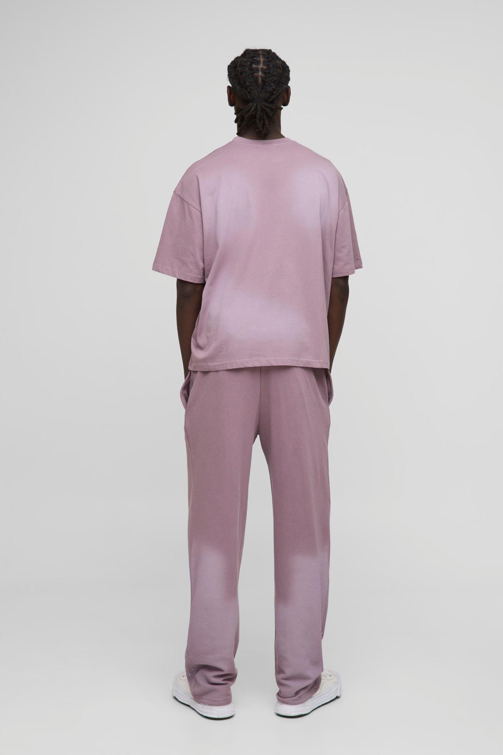 Relaxed Fit Washed Rhinestone Sweatpants | boohooMAN USA Product Image