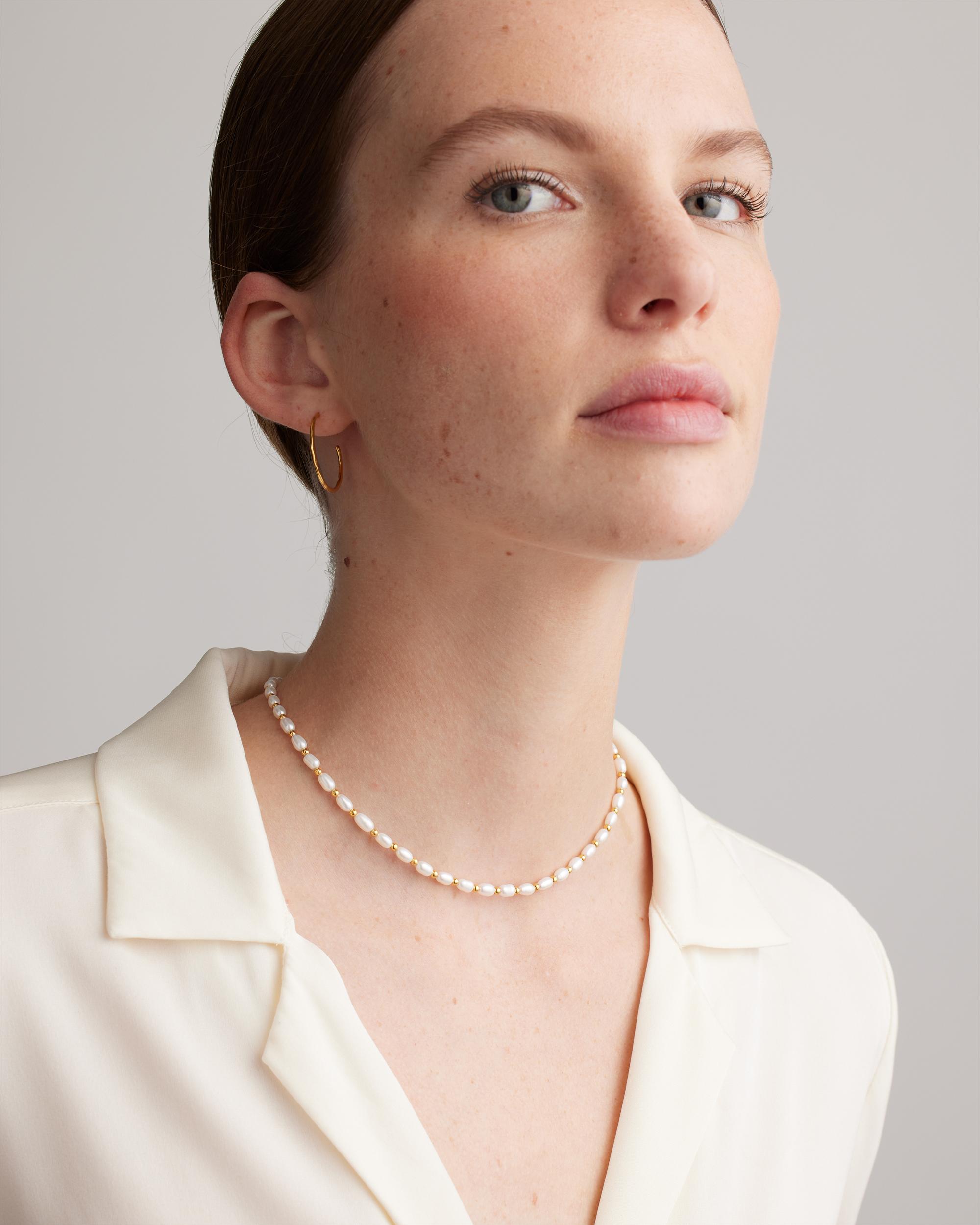 Quince | Women's Seed Pearl Beaded Necklace Product Image