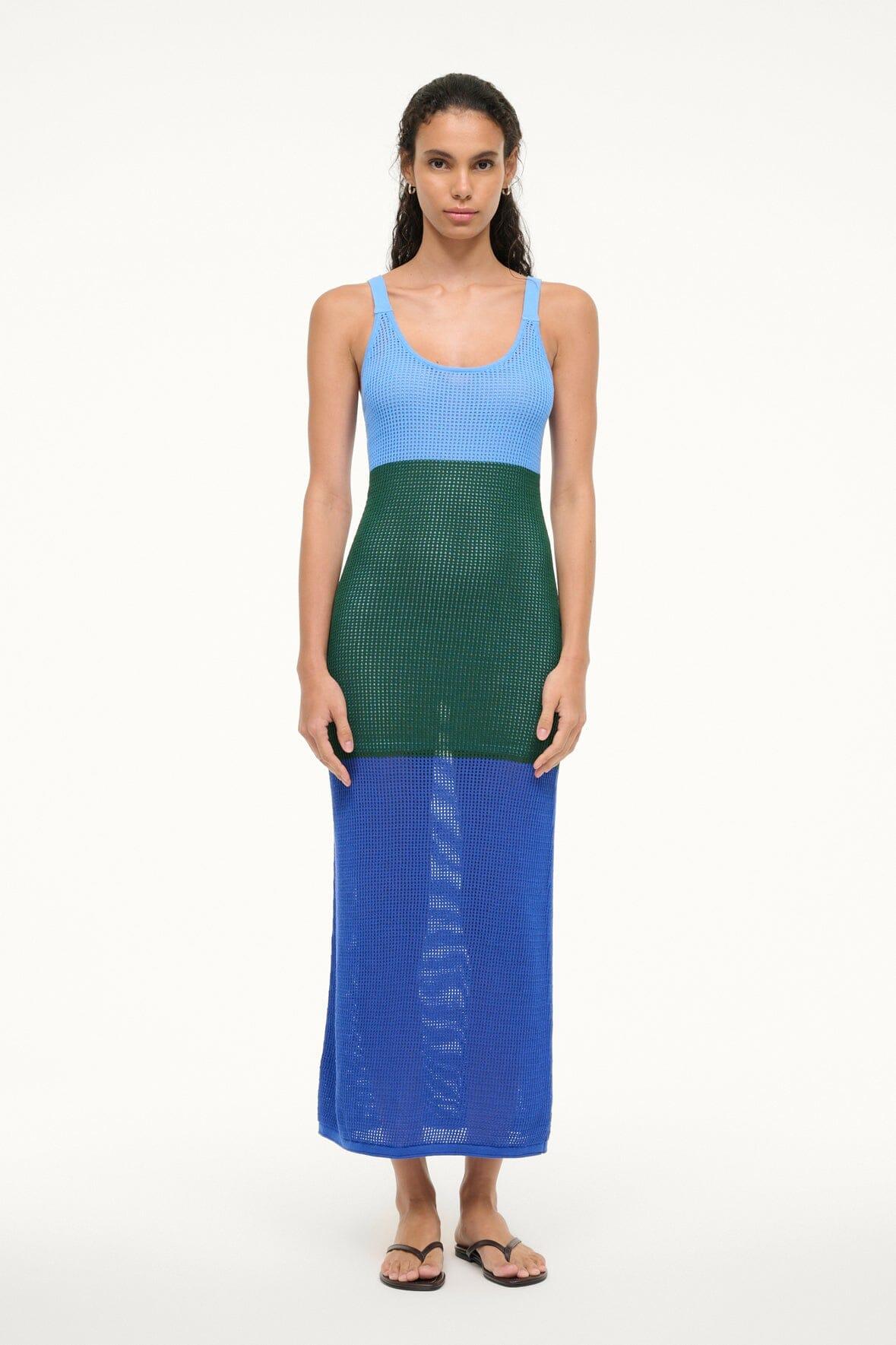 JESSICA MAXI DRESS | DEEP SEA JUNGLE SKY Product Image
