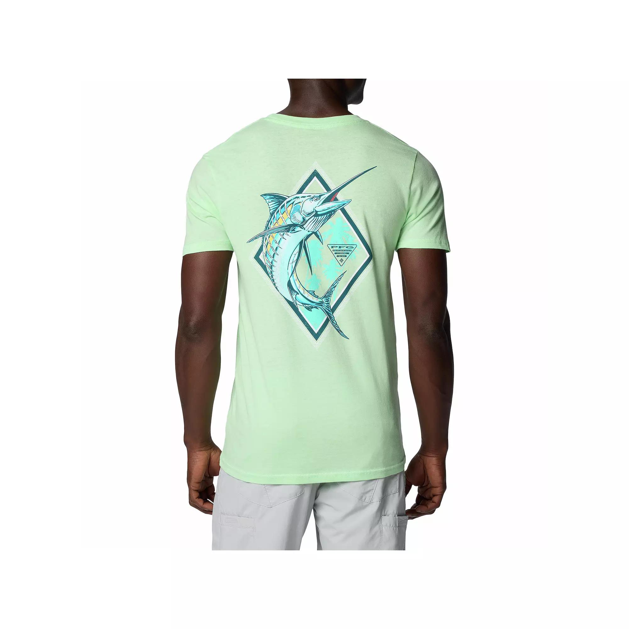 Men's Columbia Performance Fishing Gear Short Sleeve Graphic Tee, Size: XXL, Key West Product Image