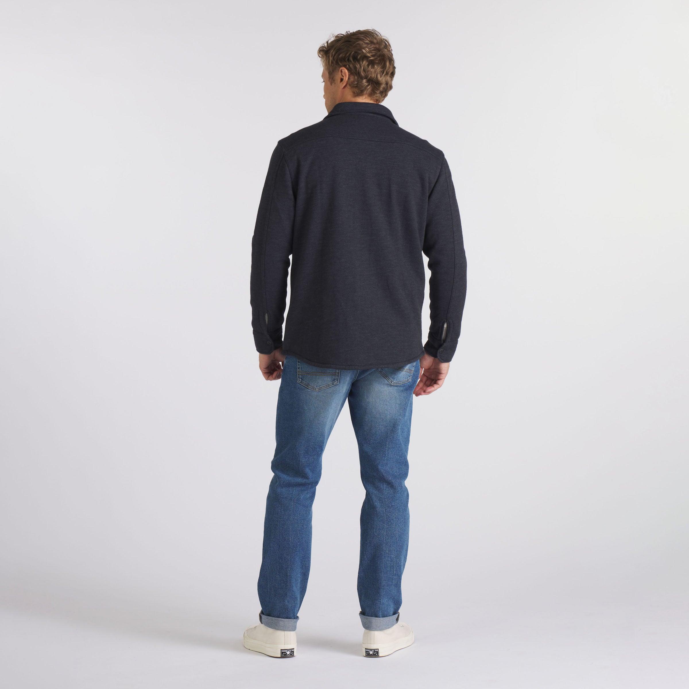 Dunlop Waffle Lined Shirt Jacket - Blue Graphite (Final Sale)* Product Image