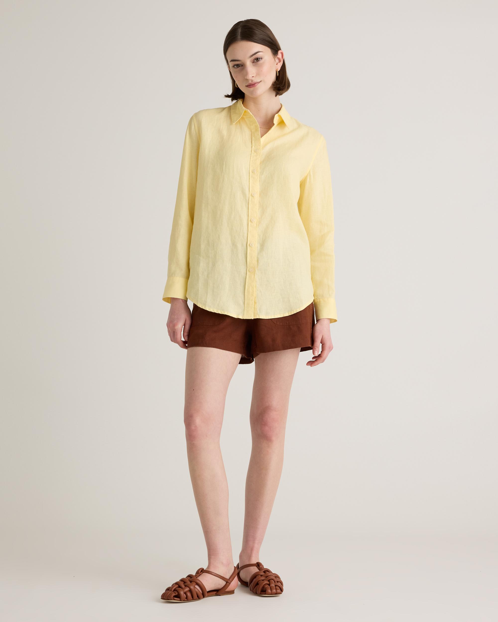 Quince | Women's 100% European Linen Shorts Size XL Product Image