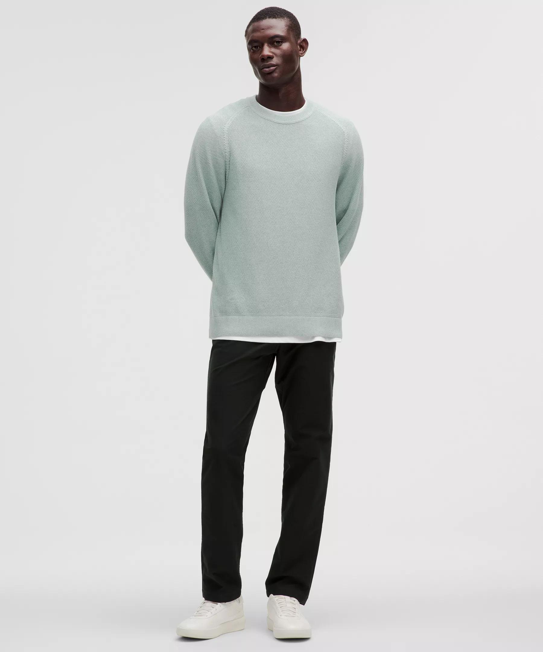 Textured Knit Crewneck Sweater Product Image