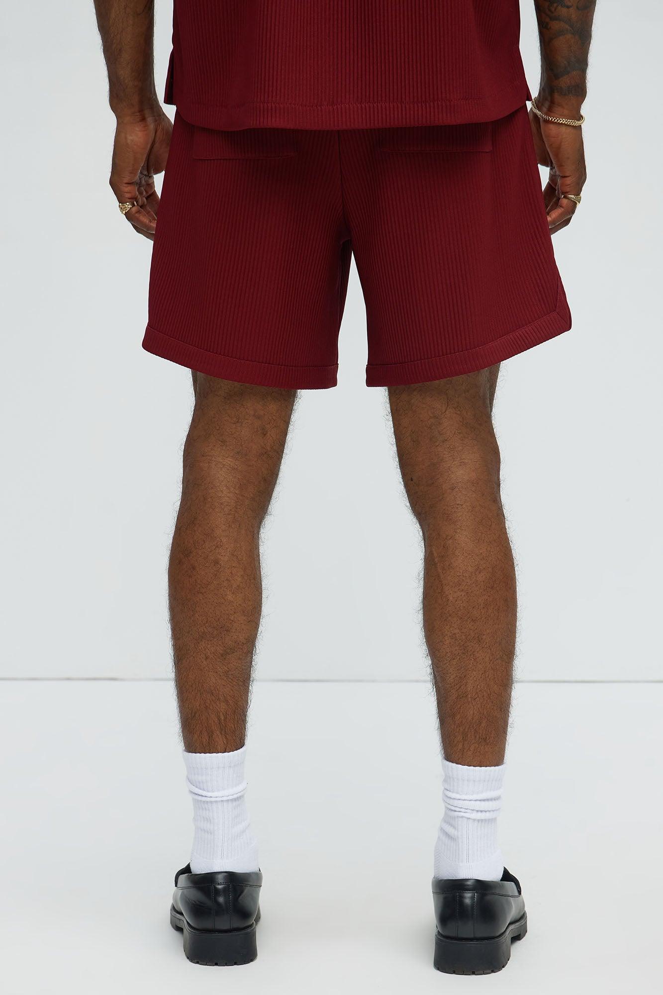 Show Up Basketball Short - Burgundy Male Product Image